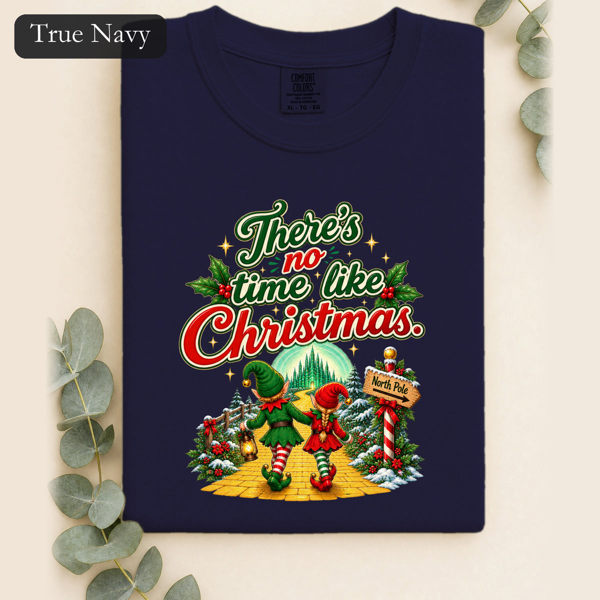 There is No Time Like Christmas Shirt | Elf Holiday Design