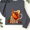 Mulled Cider and Gingerbread Sweatshirt |Holiday Cozy Beverage Design