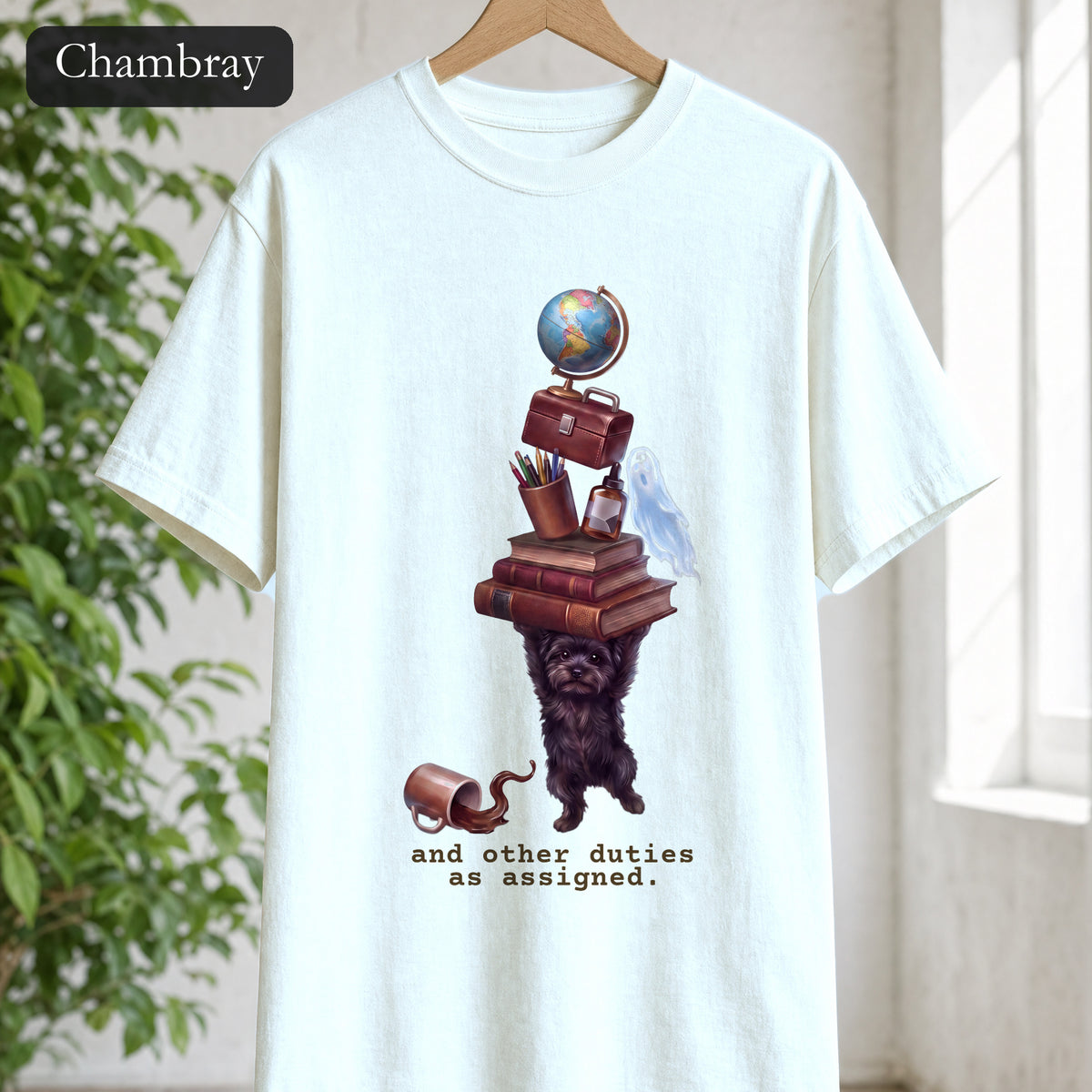 And Other Duties As Assigned Shirt, Funny Paraprofessional Tee, School Staff Dog Tee, Teacher and Teacher Aide Gift