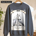 Unicorn Invisibility Stat Card Shirt, Funny RPG Gamer Tee, Tabletop D20 Fantasy Gift, Dungeon Dice Sweatshirt