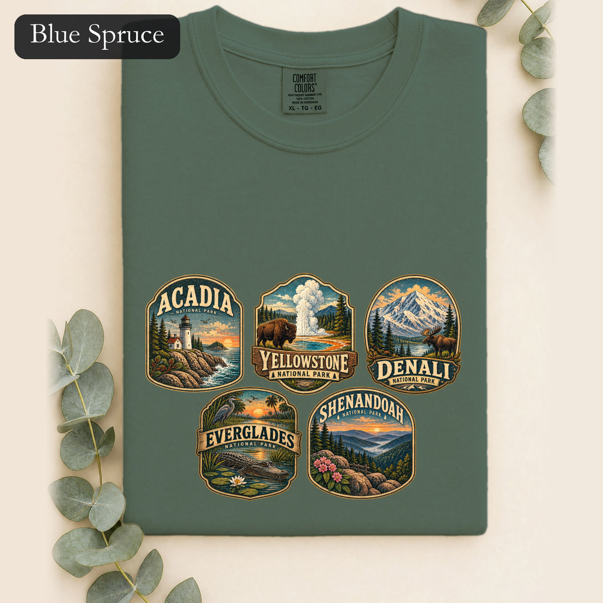 Southwest National Parks Shirt, Desert Badge Tee, Arizona Utah Hiking Gift, Retro Adventure Cactus Sweatshirt