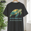 Into the Current I Glide Shirt, Sea Turtle Double Exposure Tee, Ocean Lover Marine Life Gift, Beach Nautical Sweatshirt