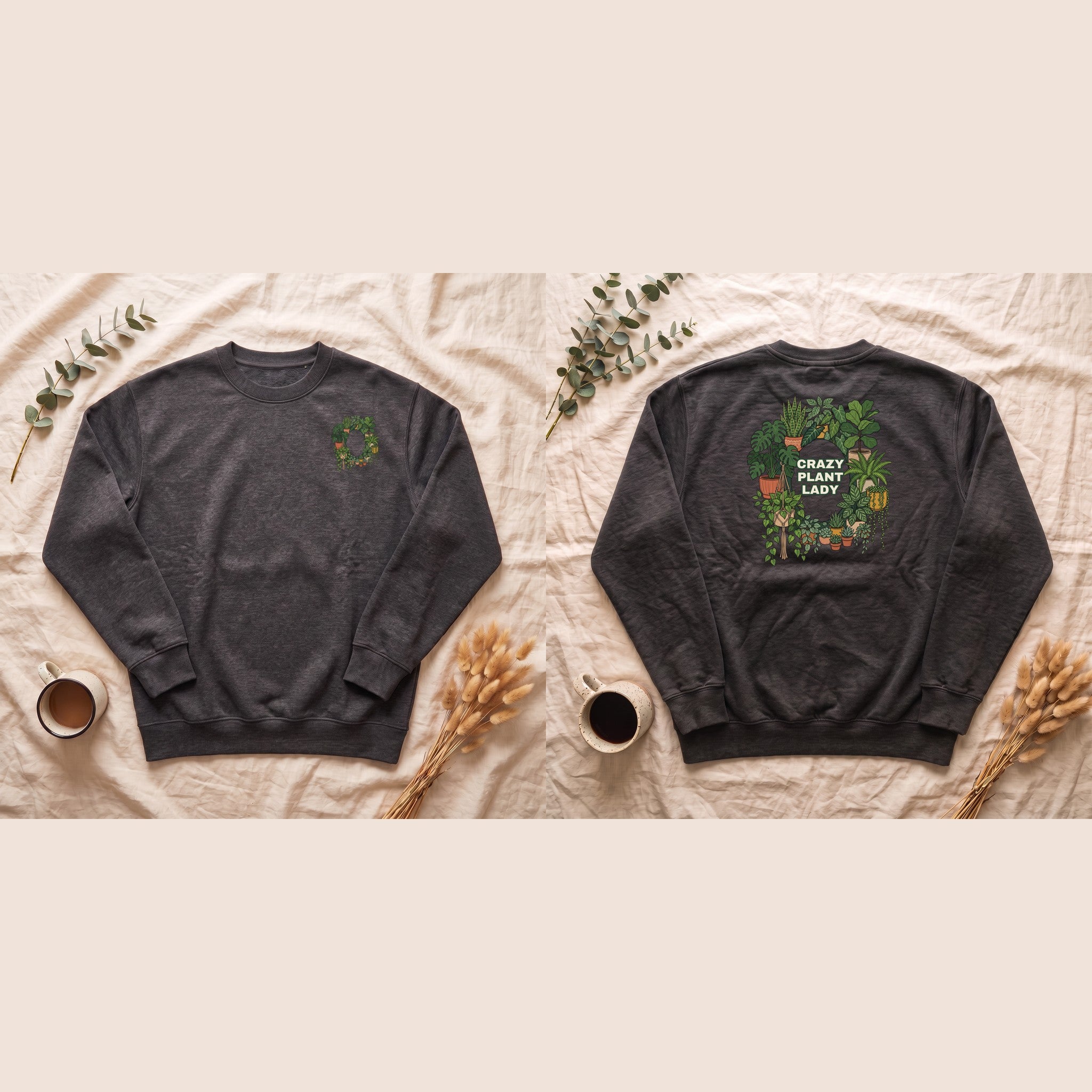 Crazy Plant Lady Shirt, Plant Mom Tee, Houseplant Lover Gift, Gardening Plant Sweatshirt