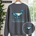 Into the Depths I Sing Shirt, Humpback Whale Double Exposure Tee, Ocean Lover Marine Life Gift, Nautical Sweatshirt