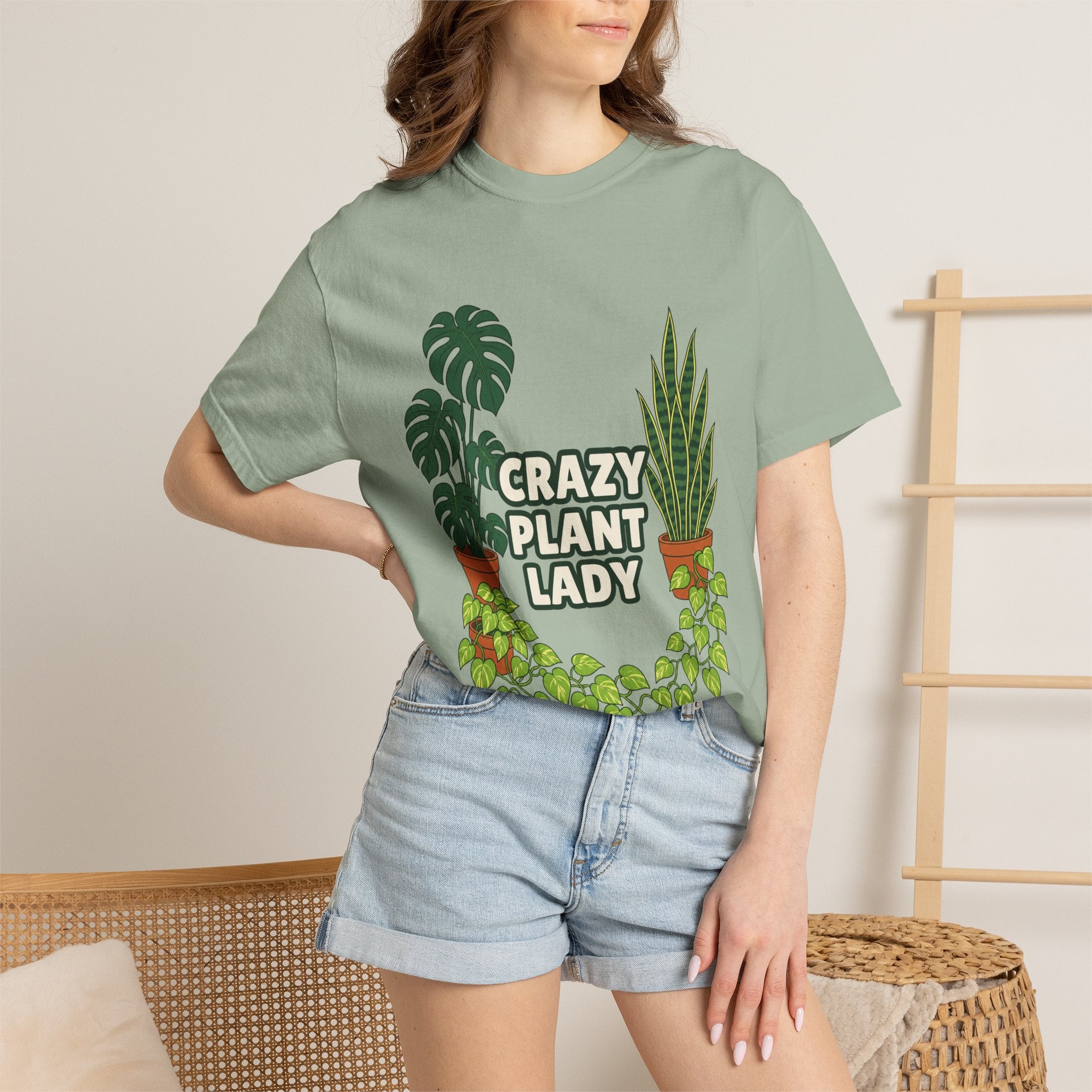 Crazy Plant Lady Shirt, Plant Mom Tee, Houseplant Lover Gift, Gardening Plant Sweatshirt