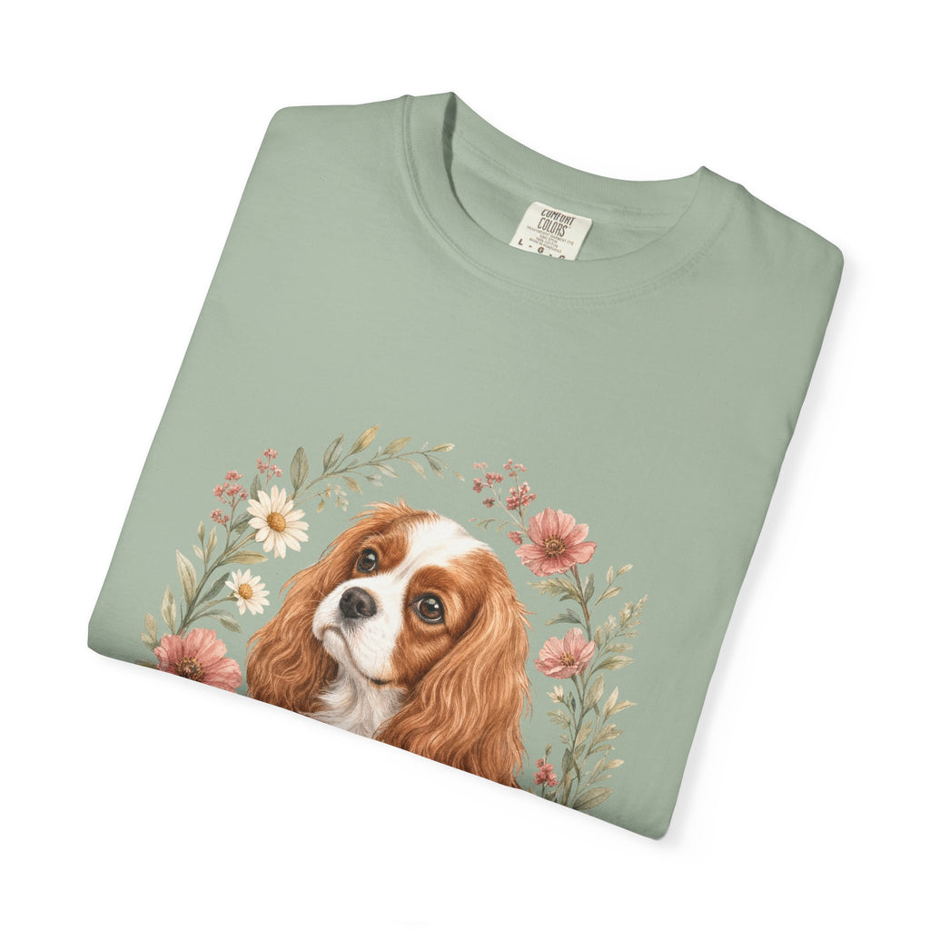 Cavalier Mom Shirt, Cavalier King Charles Spaniel Tee, Dog Mom Gift, Wildflower Dog Lover Sweatshirt