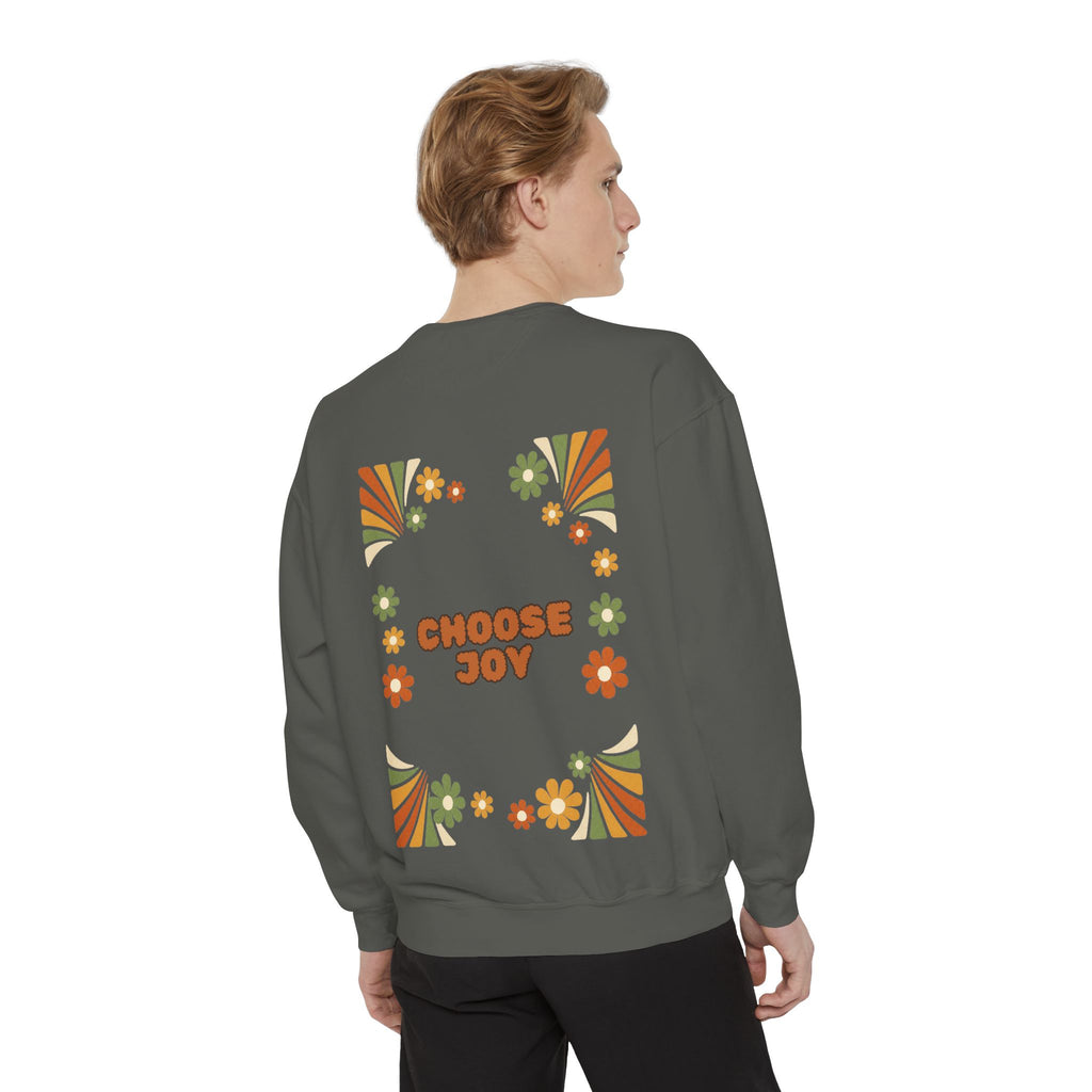 Choose Joy Shirt, Retro Groovy Tee, 70s Aesthetic Gift, Positive Affirmation Sweatshirt