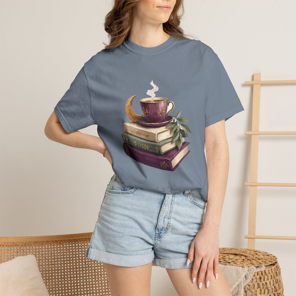 Just One More Chapter Shirt, Bookish Reader Tee, Book Lover Cozy Gift, Painterly Reading Sweatshirt