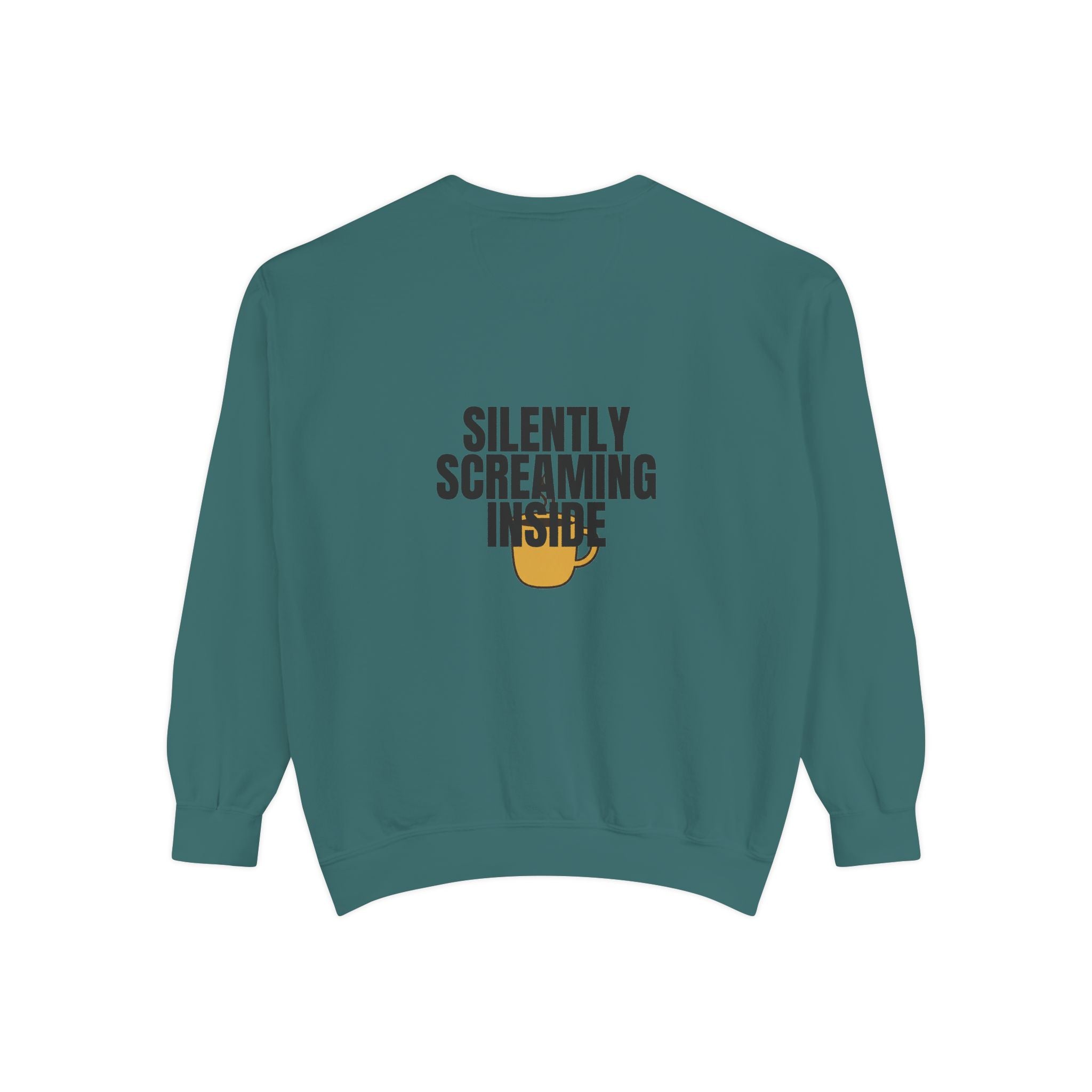Silently Screaming Inside Shirt, Funny Sarcastic Tee, Coffee Lover Gift, Introvert Humor Sweatshirt