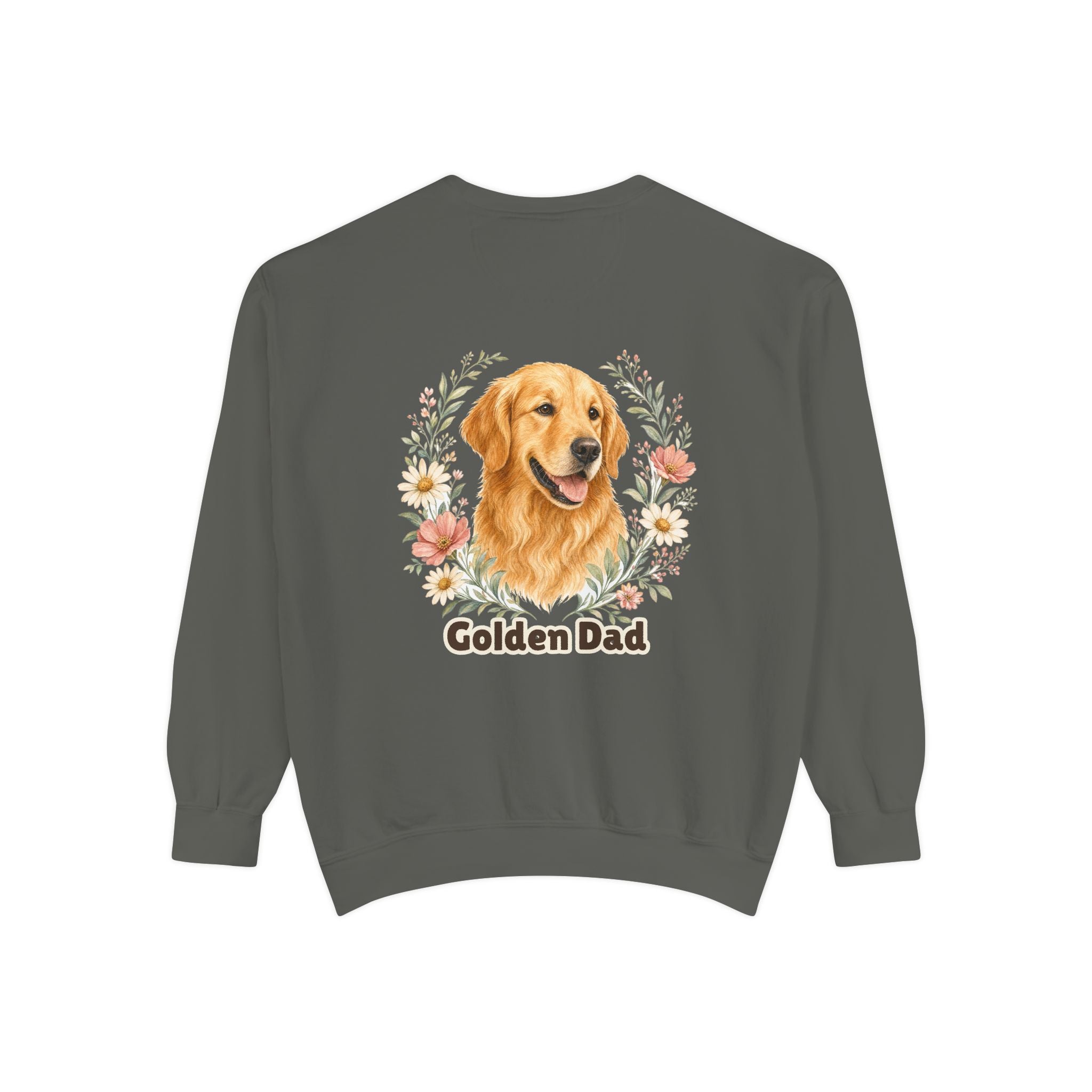 Golden Retriever Dad Shirt, Golden Dad Tee, Dog Dad Gift, Wildflower Dog Lover Sweatshirt, Cute Dog Owner Gift