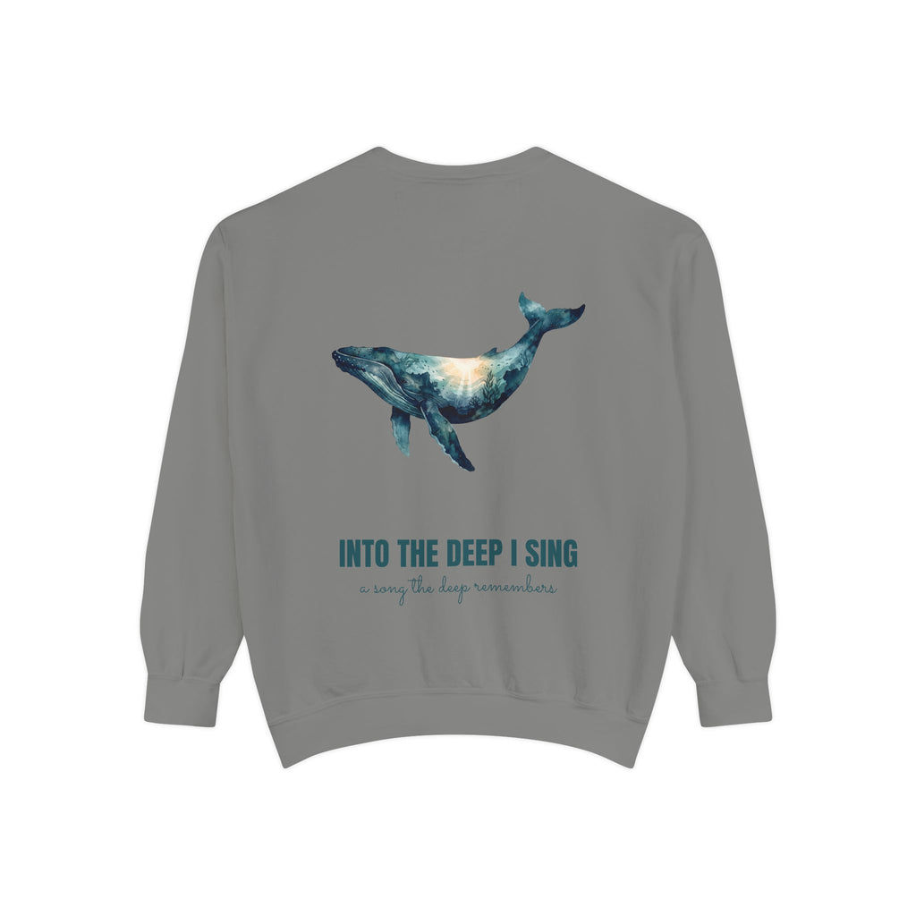 Into the Deep I Sing Shirt, Humpback Whale Double Exposure Tee, Ocean Lover Marine Life Gift, Nautical Sweatshirt