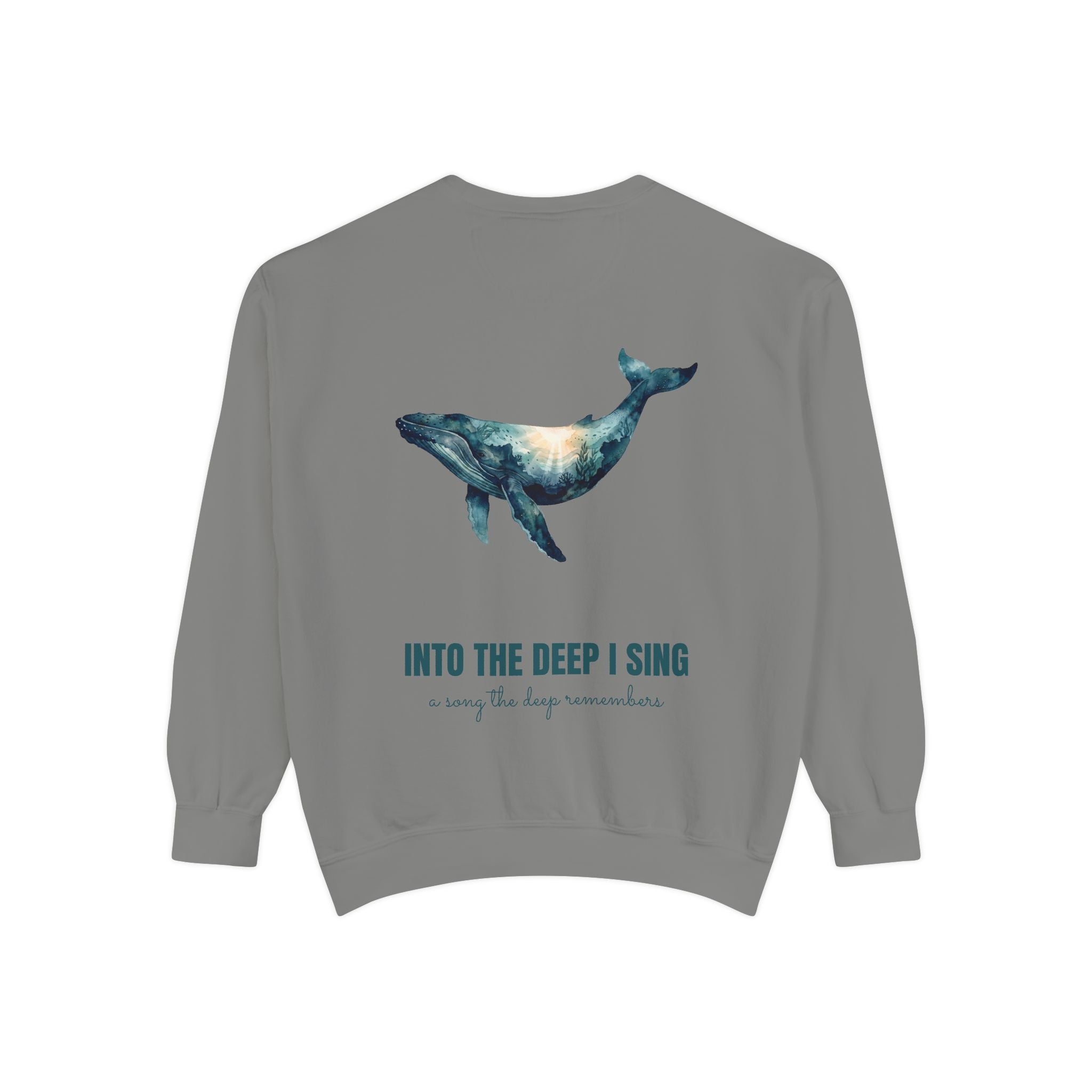 Into the Deep I Sing Shirt, Humpback Whale Double Exposure Tee, Ocean Lover Marine Life Gift, Nautical Sweatshirt