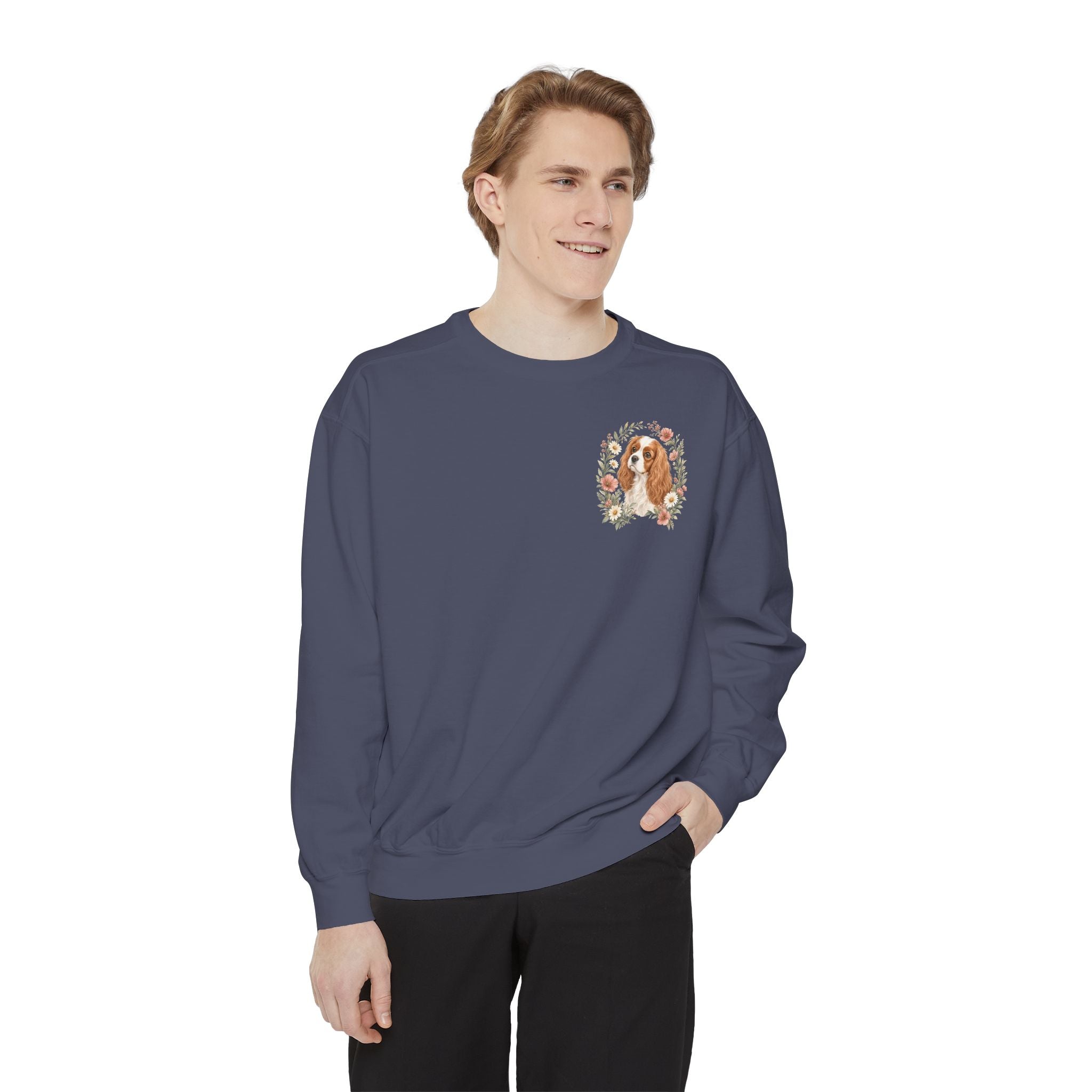 Cavalier Mom Shirt, Cavalier King Charles Spaniel Tee, Dog Mom Gift, Wildflower Dog Lover Sweatshirt