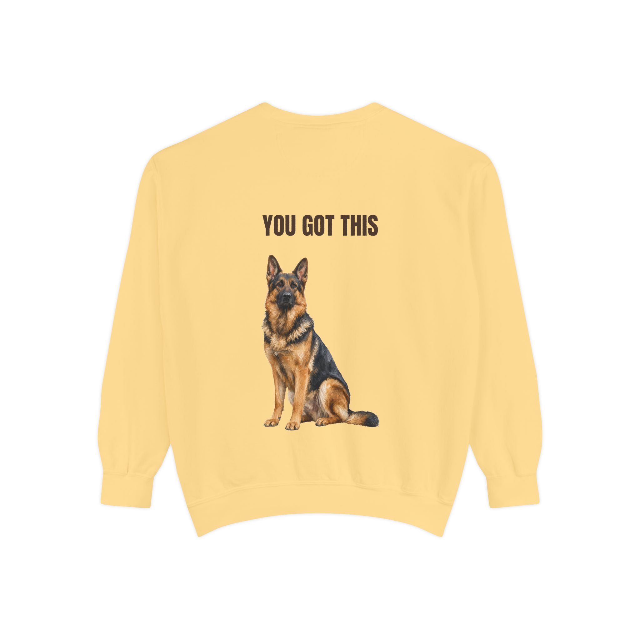 You Got This German Shepherd Shirt, GSD Dog Lover Motivational Tee, Encouragement Dog Mom Gift, Painterly Dog Sweatshirt
