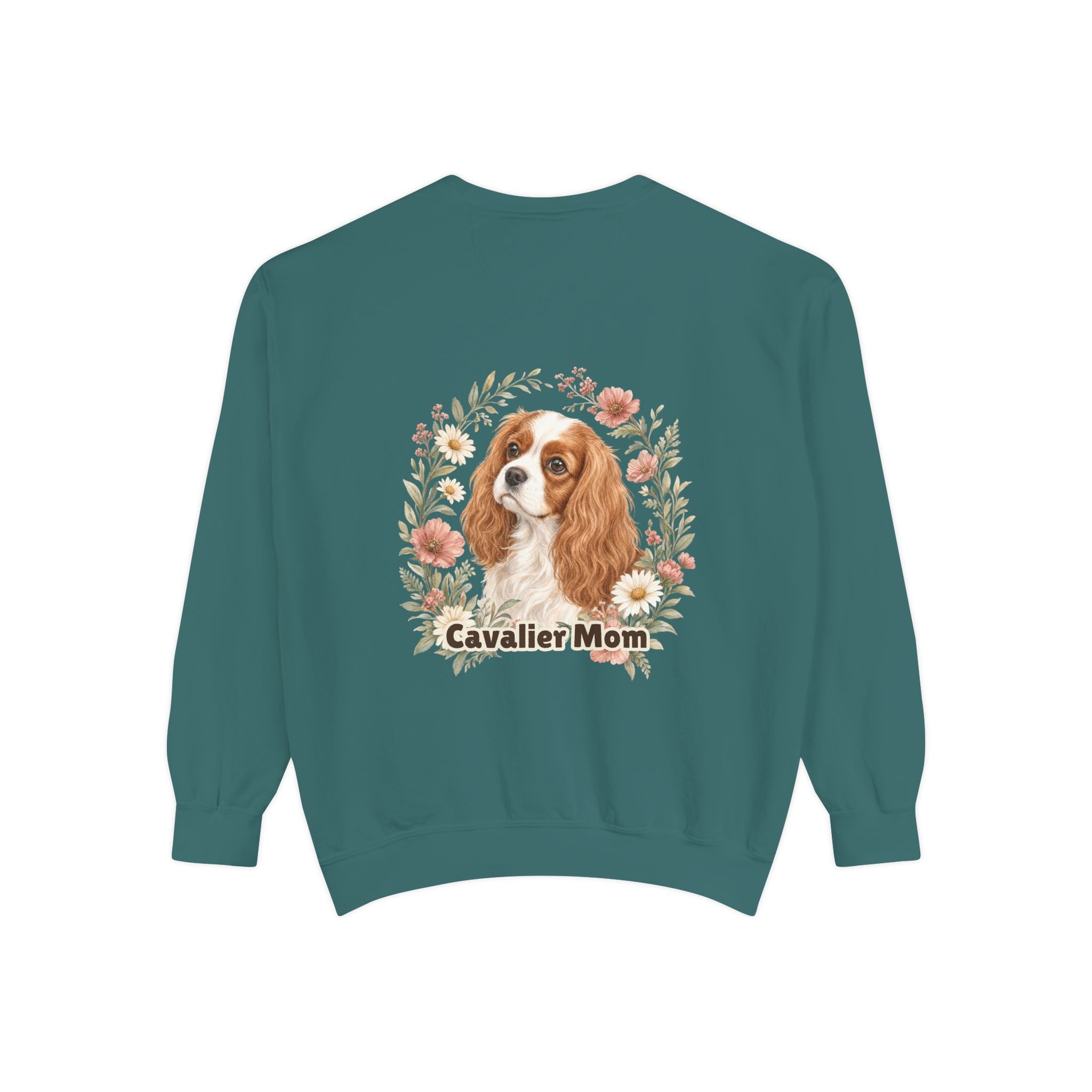 Cavalier Mom Shirt, Cavalier King Charles Spaniel Tee, Dog Mom Gift, Wildflower Dog Lover Sweatshirt