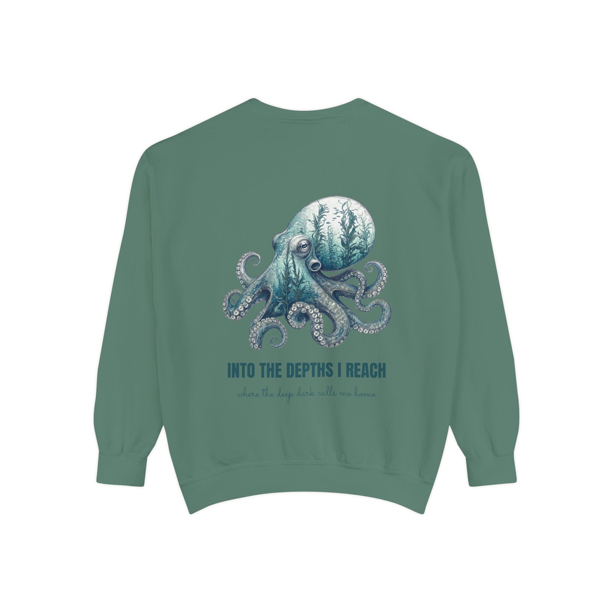 Into the Depths I Reach Shirt, Octopus Double Exposure Tee, Ocean Diver Sea Life Gift, Nautical Marine Sweatshirt