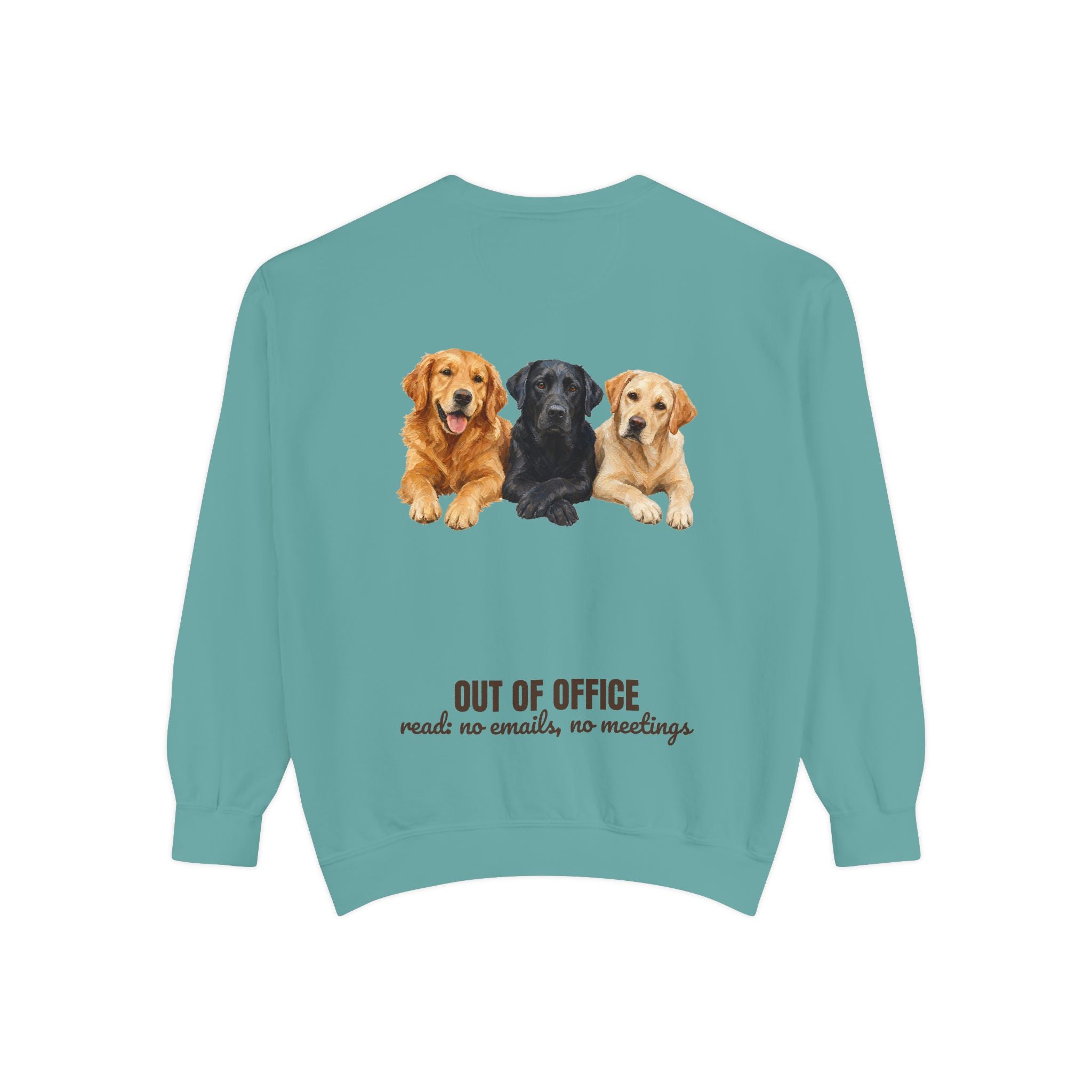 Out of Office Dogs Shirt, No Emails No Meetings Tee, Funny Work Dog Lover Gift, Lazy Weekend Sweatshirt