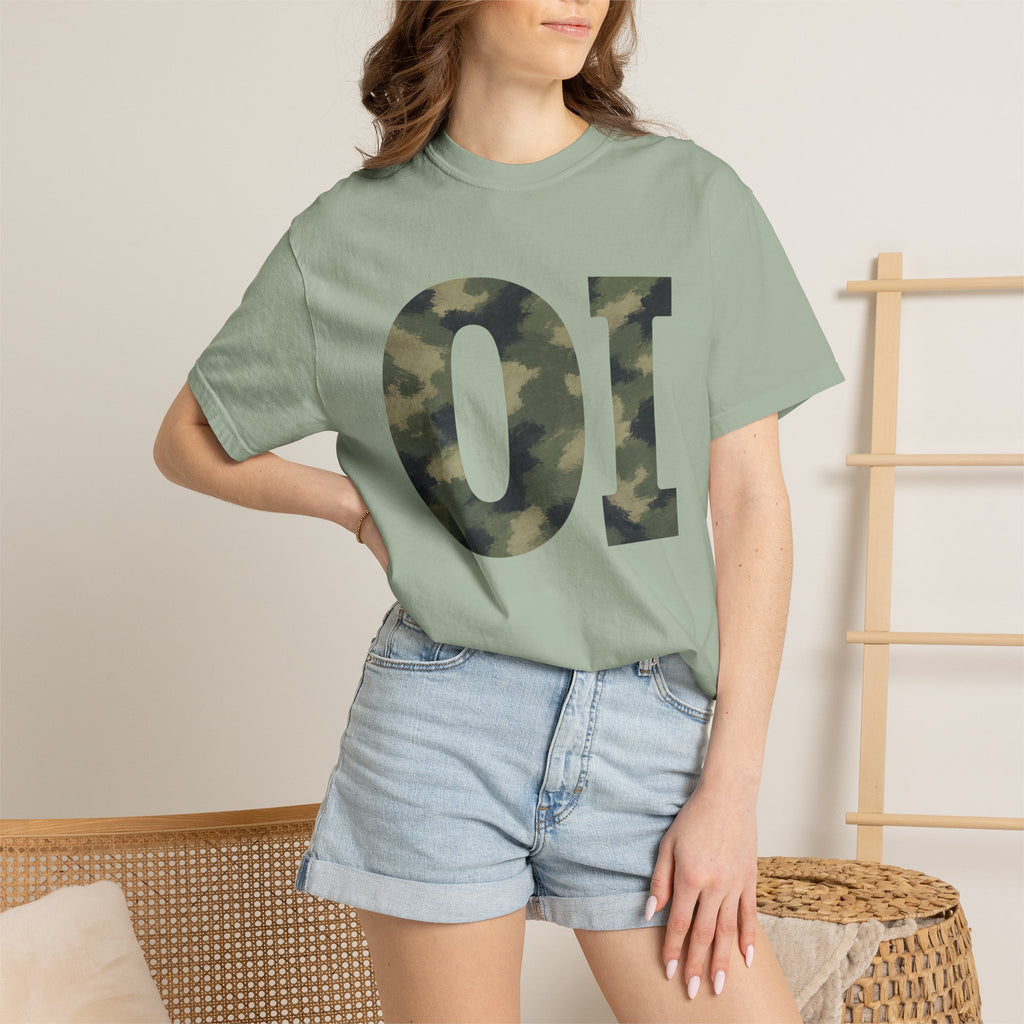 Organic Intervention Camo Hoodie, OI Monogram Anti-Algorithm Sweatshirt, Streetwear Camo Graphic Gift, Bold Statement Hoodie