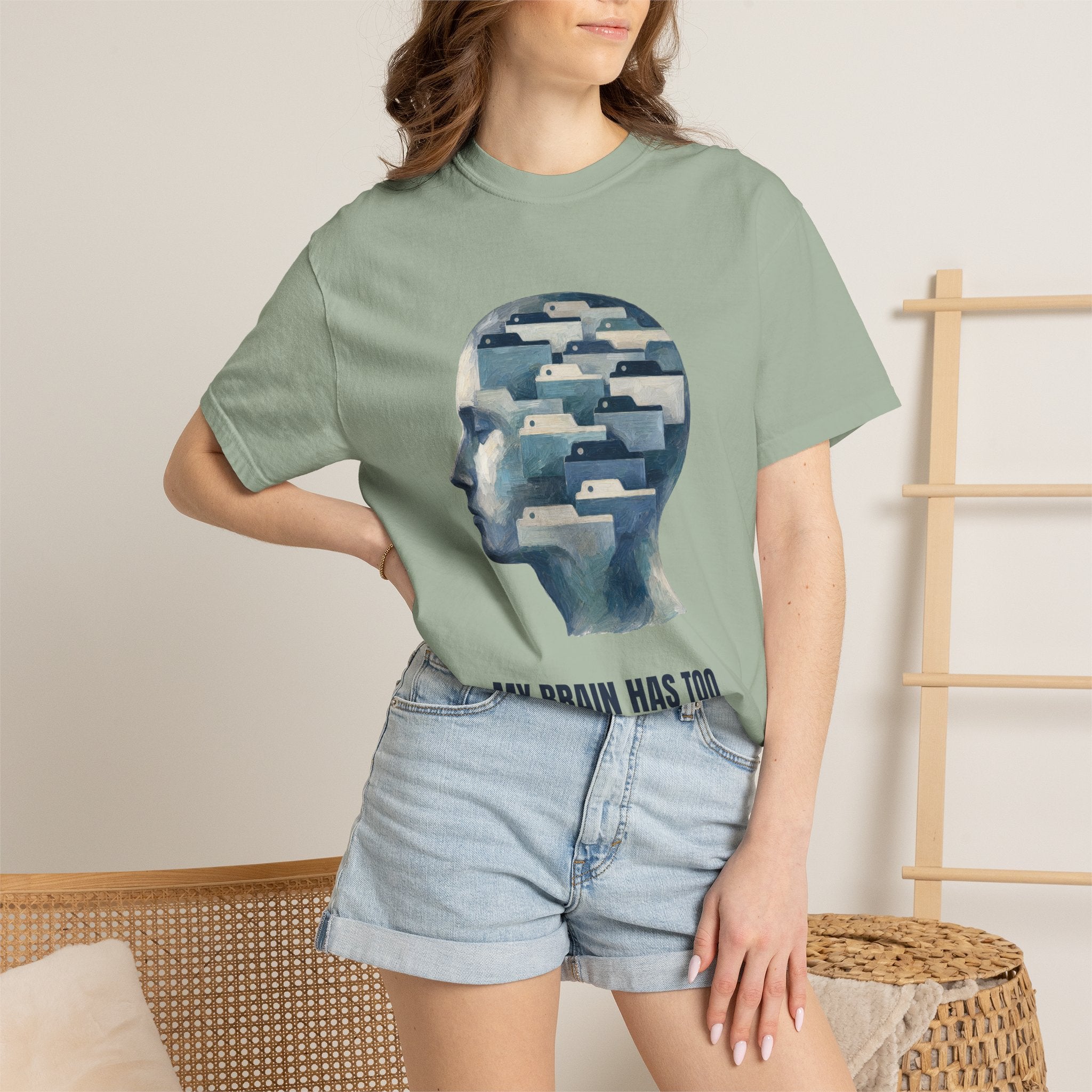 My Brain Has Too Many Tabs Open Shirt, Funny ADHD Tech Tee, Overwhelmed Programmer Gift, Sarcastic Sweatshirt