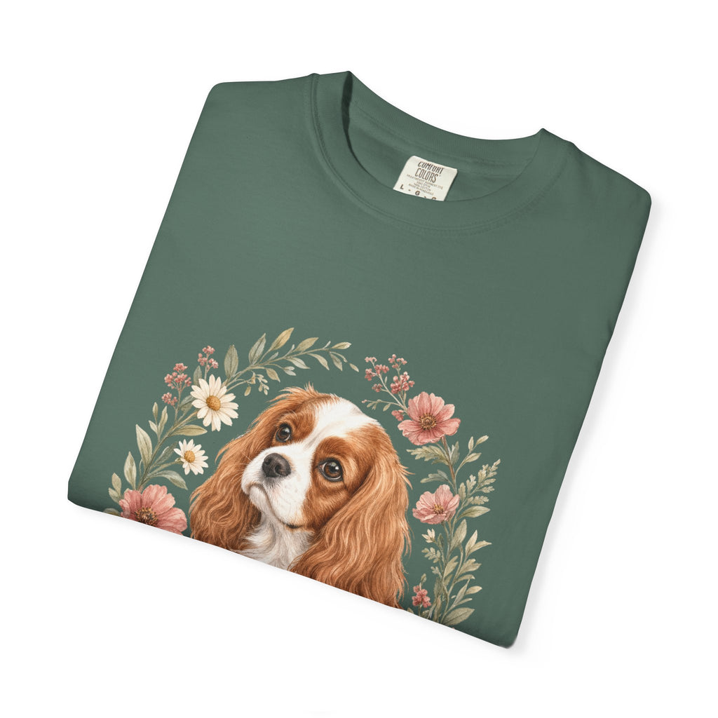 Cavalier Mom Shirt, Cavalier King Charles Spaniel Tee, Dog Mom Gift, Wildflower Dog Lover Sweatshirt