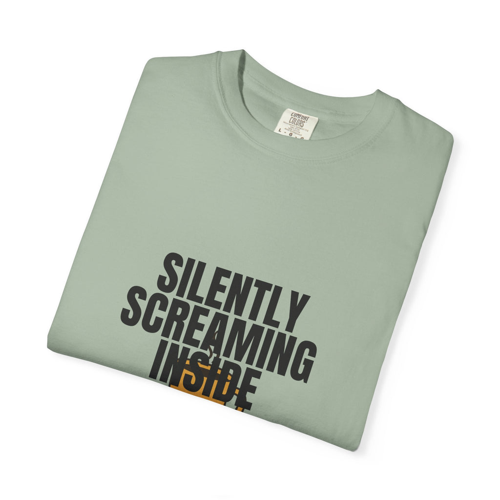 Silently Screaming Inside Shirt, Funny Sarcastic Tee, Coffee Lover Gift, Introvert Humor Sweatshirt