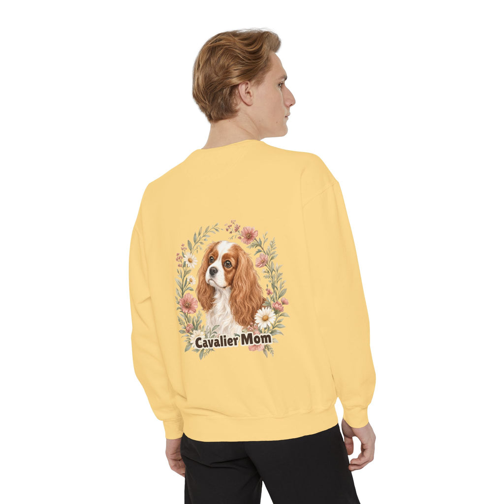 Cavalier Mom Shirt, Cavalier King Charles Spaniel Tee, Dog Mom Gift, Wildflower Dog Lover Sweatshirt