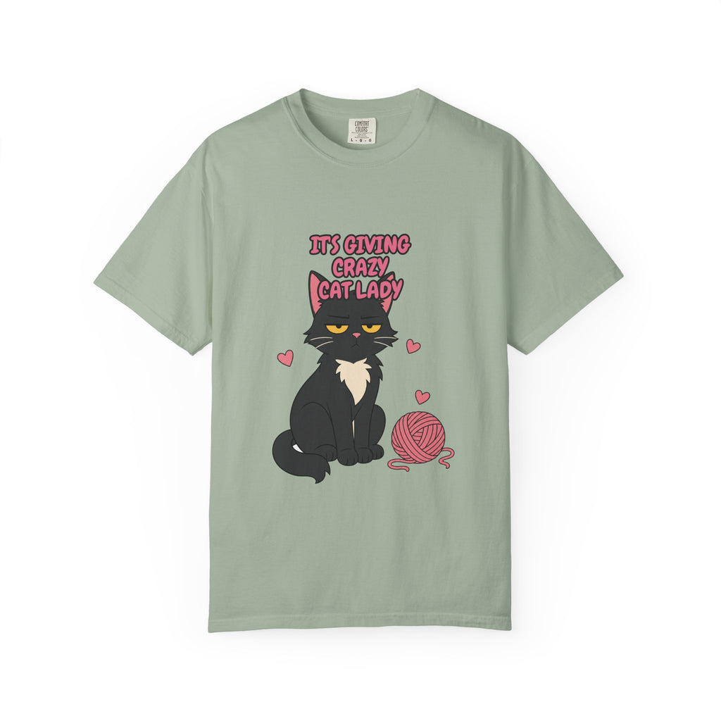 It's Giving Crazy Cat Lady Shirt, Funny Cat Mom Tee, Cat Lover Gift, Sarcastic Cat Owner Sweatshirt