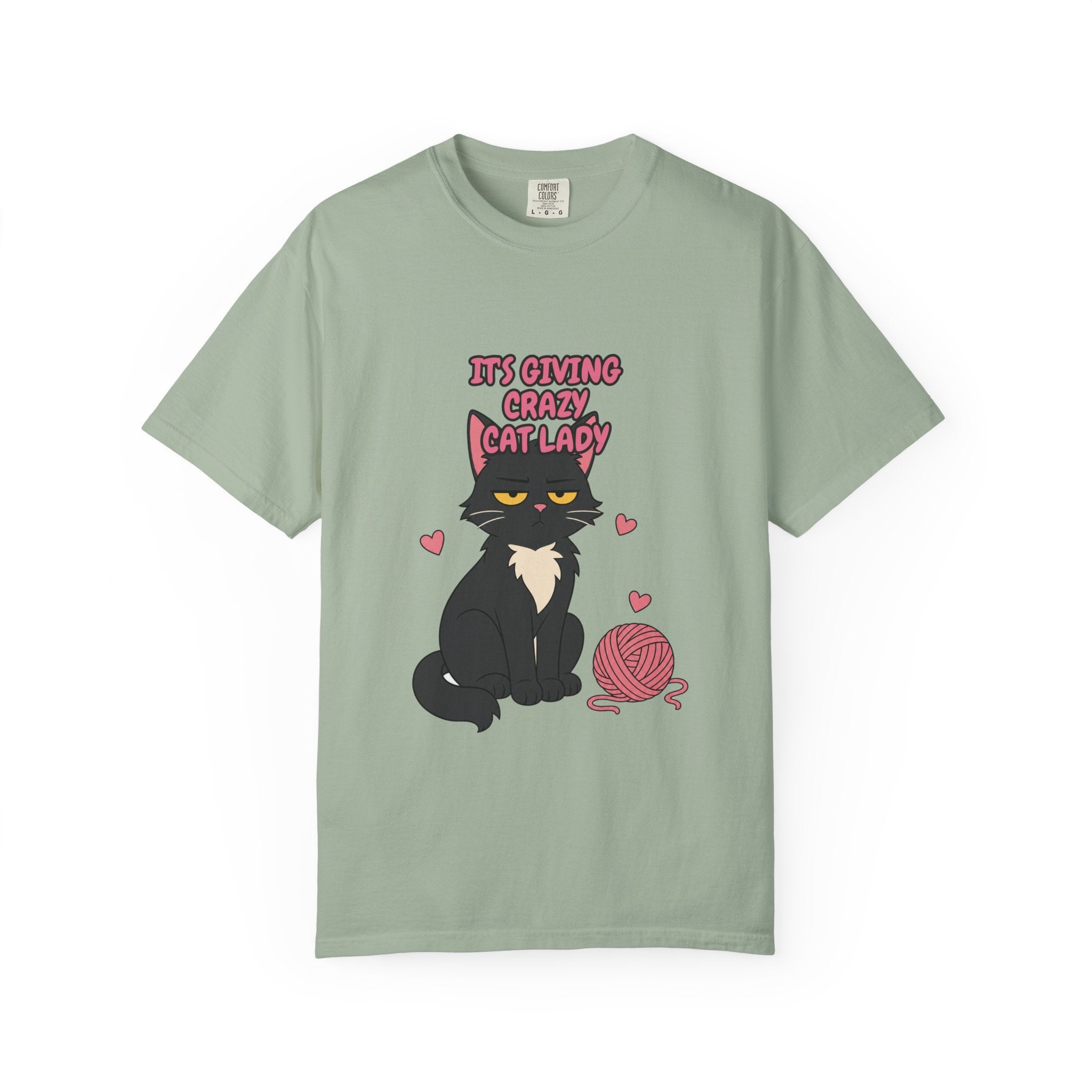 It's Giving Crazy Cat Lady Shirt, Funny Cat Mom Tee, Cat Lover Gift, Sarcastic Cat Owner Sweatshirt