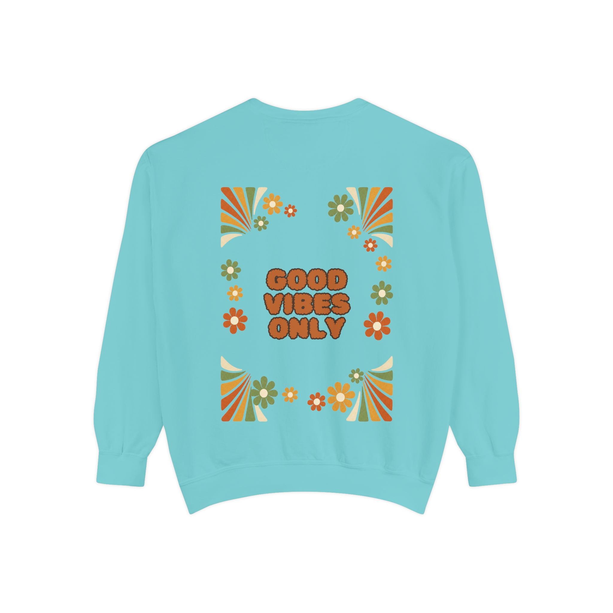 Good Vibes Only Shirt, Retro Groovy Tee, 70s Aesthetic Gift, Positive Affirmation Sweatshirt