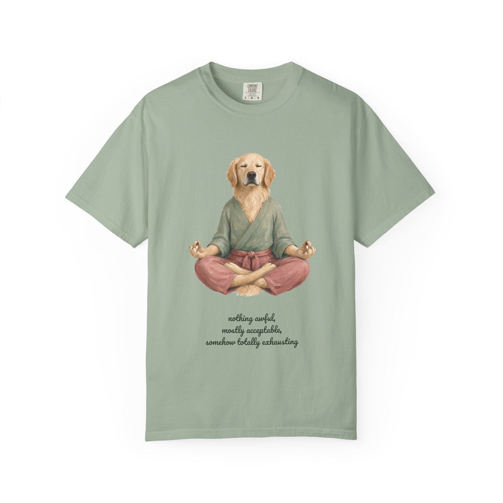 Yoga Dog Shirt, Namaste Zen Dog Tee, Funny Meditation Dog Mom Gift, Painterly Dog Lover Sweatshirt