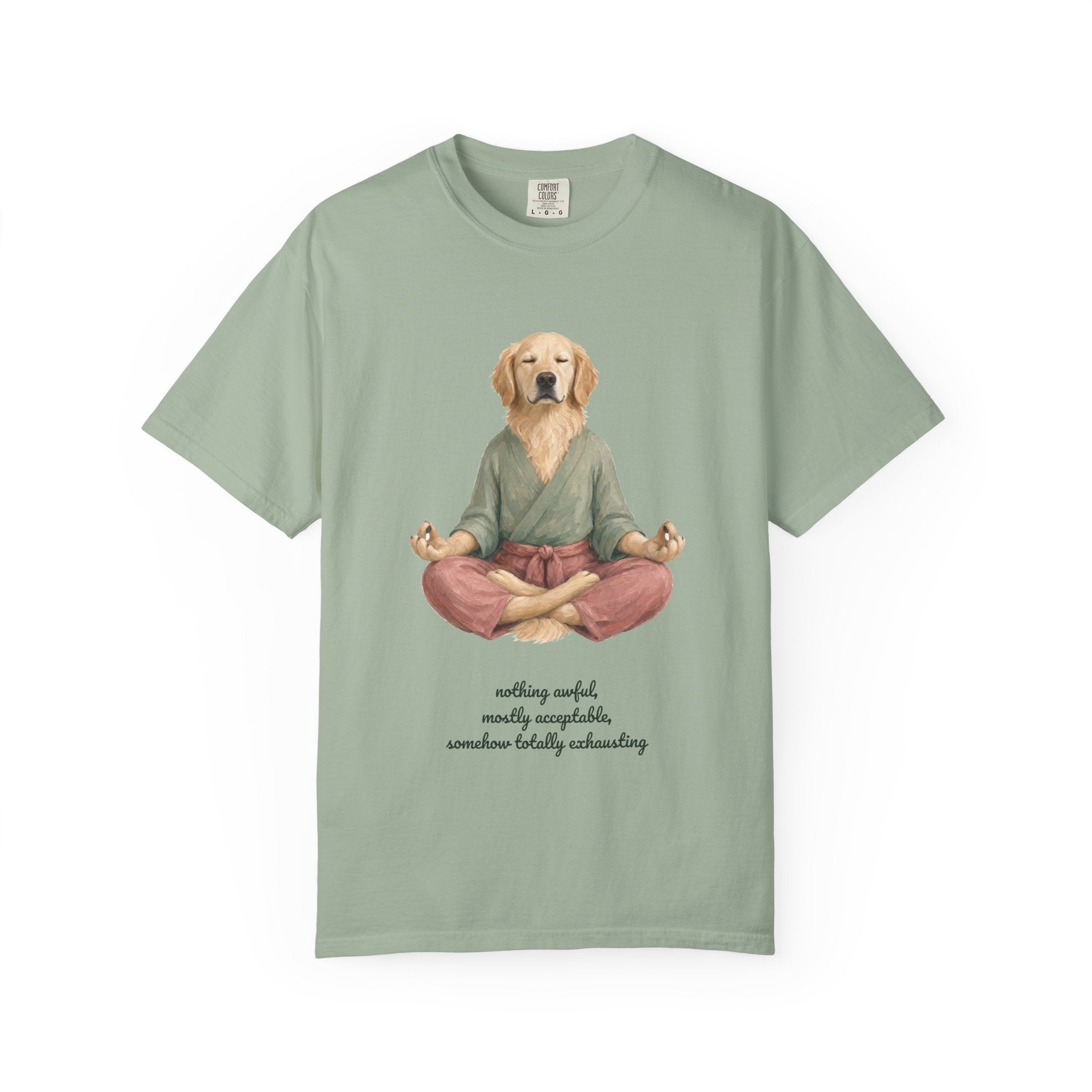 Yoga Dog Shirt, Namaste Zen Dog Tee, Funny Meditation Dog Mom Gift, Painterly Dog Lover Sweatshirt