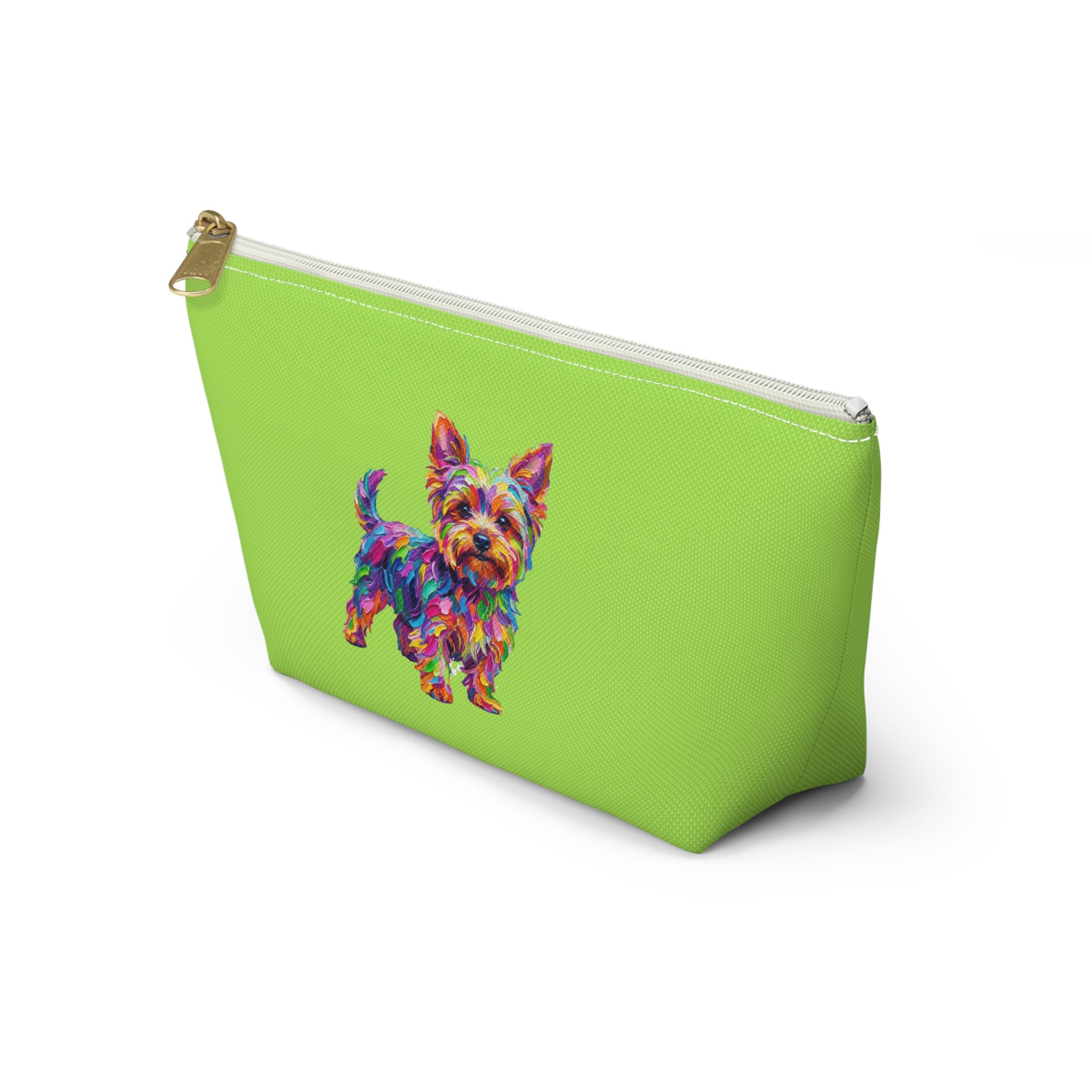 Yorkie Zip Pouch — Cute Yorkie Makeup Bag & Accessory Case
