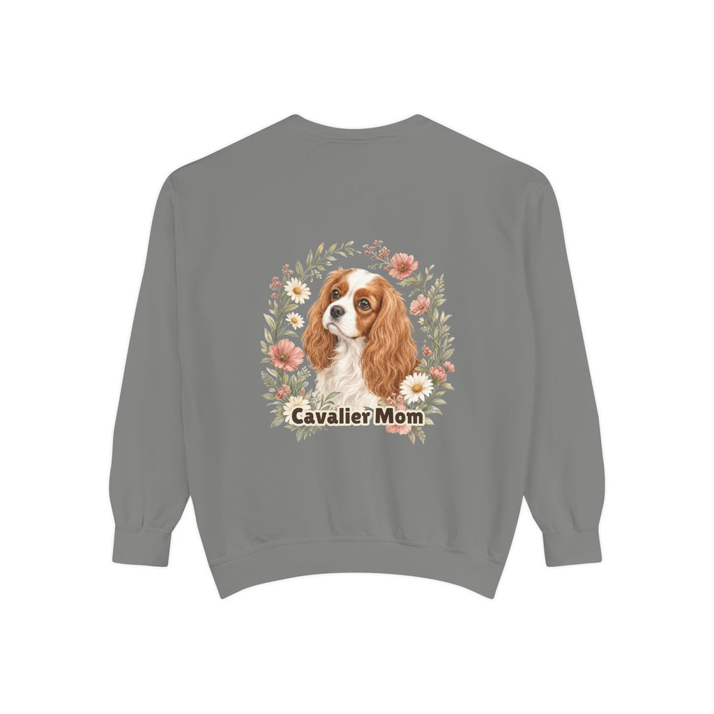 Cavalier Mom Shirt, Cavalier King Charles Spaniel Tee, Dog Mom Gift, Wildflower Dog Lover Sweatshirt