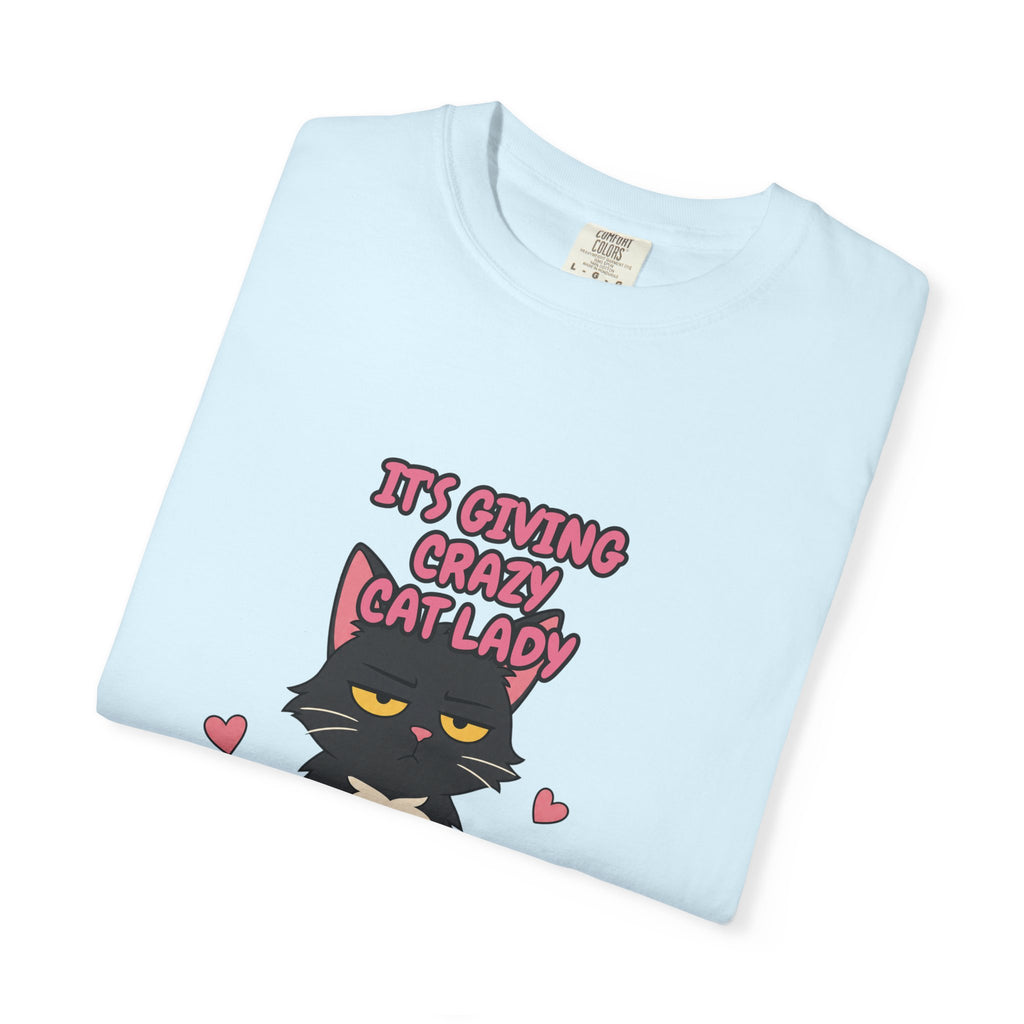 It's Giving Crazy Cat Lady Shirt, Funny Cat Mom Tee, Cat Lover Gift, Sarcastic Cat Owner Sweatshirt