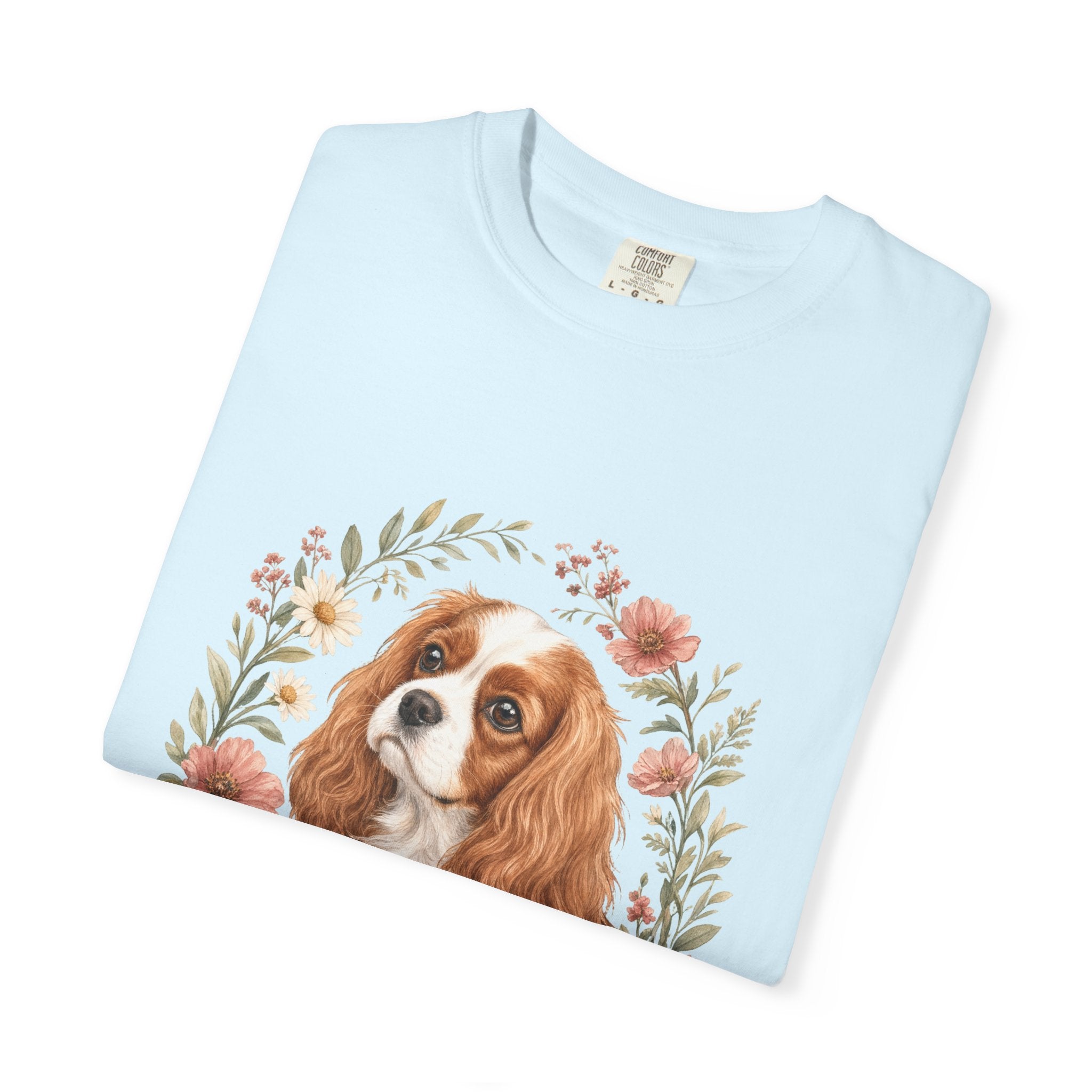 Cavalier Mom Shirt, Cavalier King Charles Spaniel Tee, Dog Mom Gift, Wildflower Dog Lover Sweatshirt