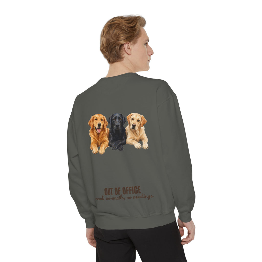 Out of Office Dogs Shirt, No Emails No Meetings Tee, Funny Work Dog Lover Gift, Lazy Weekend Sweatshirt