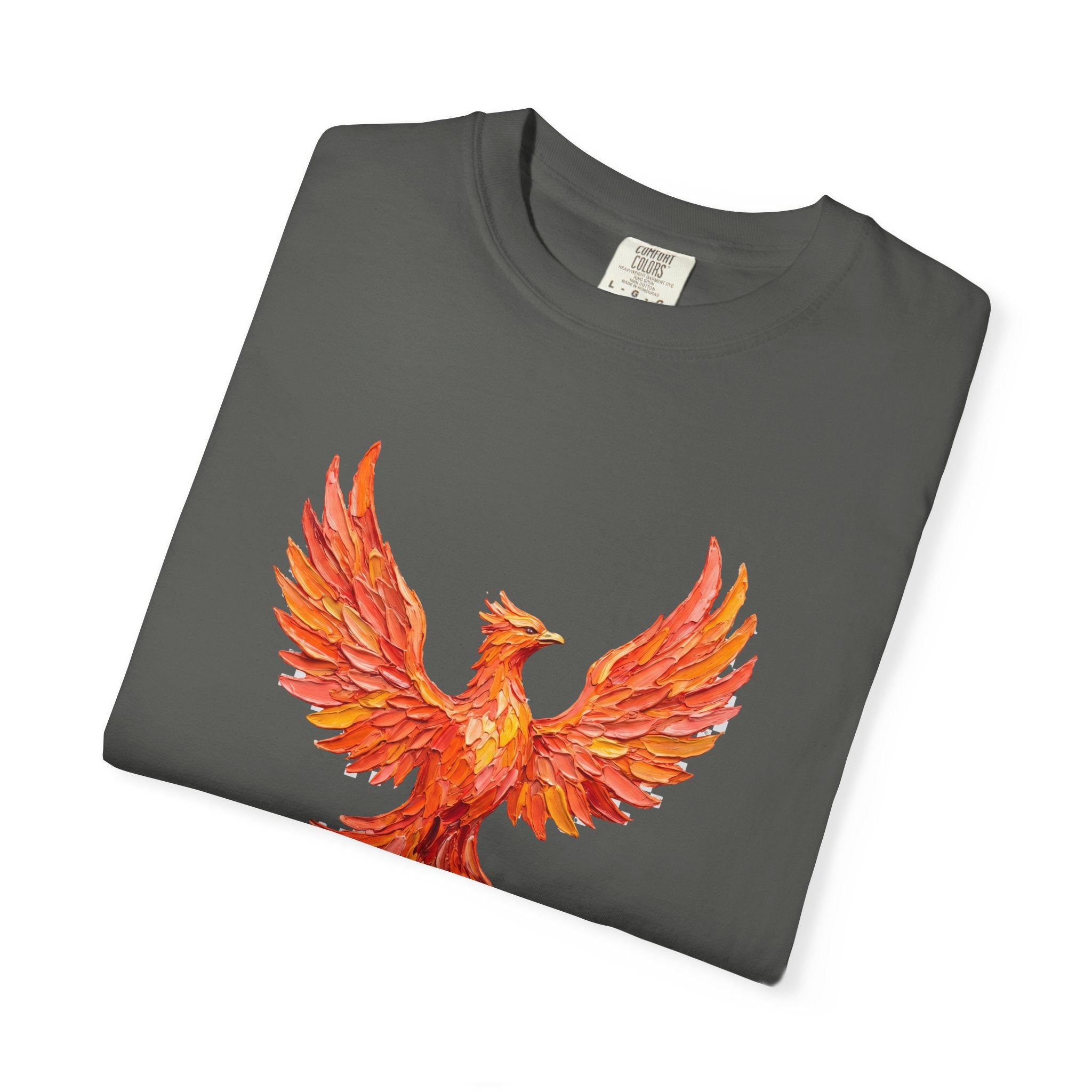 Reborn Monday Exhausted by Tuesday Shirt, Funny Phoenix Tee, Work Week Humor Gift, Painterly Fantasy Sweatshirt