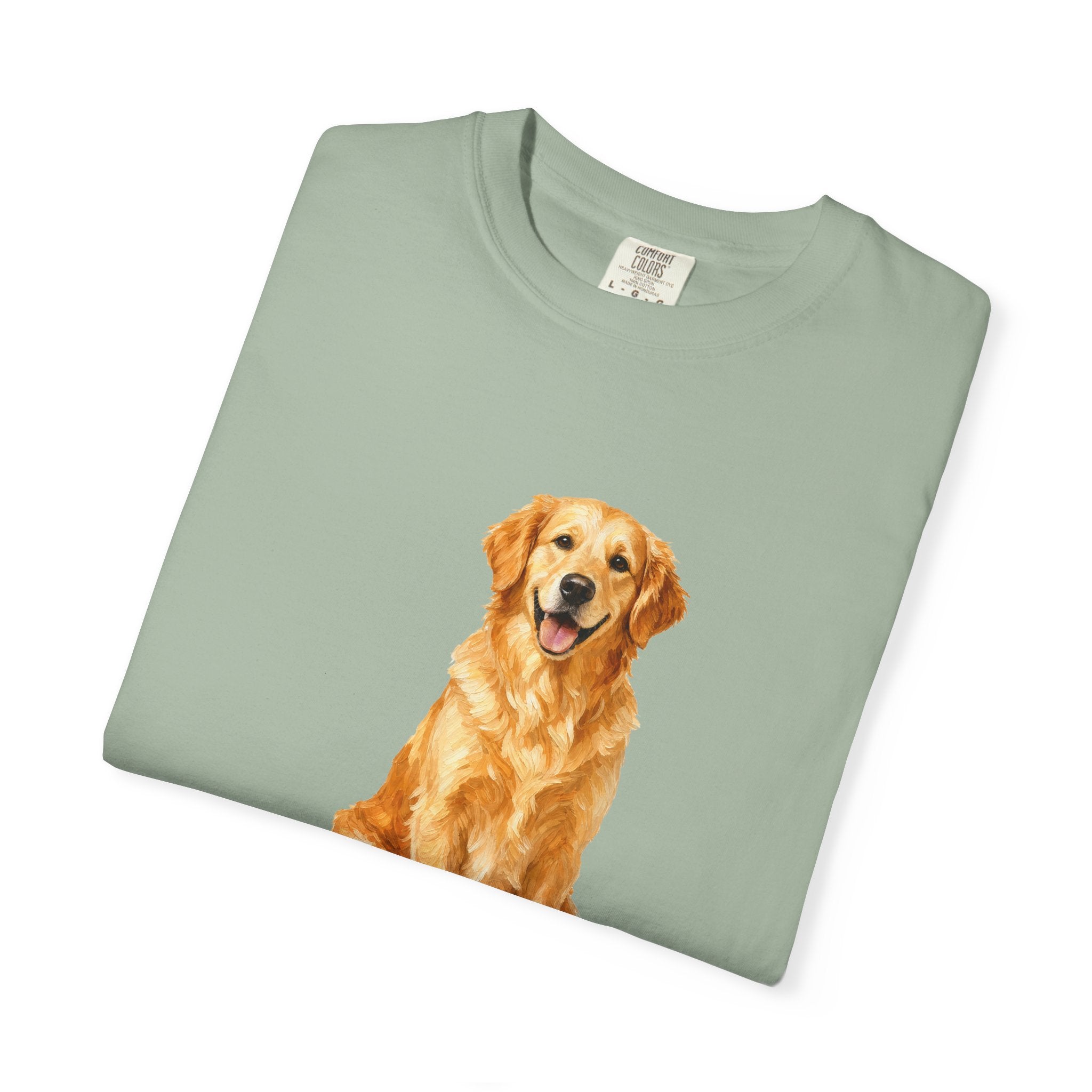 Golden Retriever Mom Shirt, Painterly Golden Dog Mom Tee, Cute Golden Lover Gift, Dog Owner Sweatshirt for Her