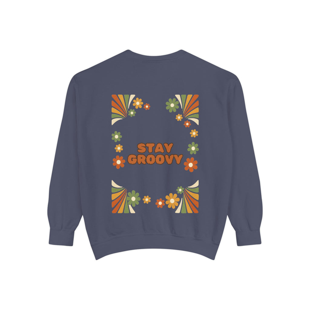 Stay Groovy Shirt, Retro 70s Tee, Groovy Aesthetic Gift, Positive Vibes Sweatshirt
