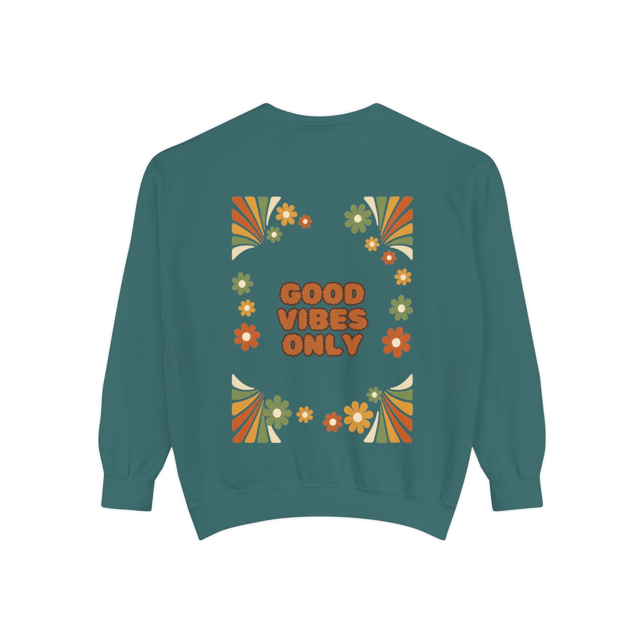 Good Vibes Only Shirt, Retro Groovy Tee, 70s Aesthetic Gift, Positive Affirmation Sweatshirt
