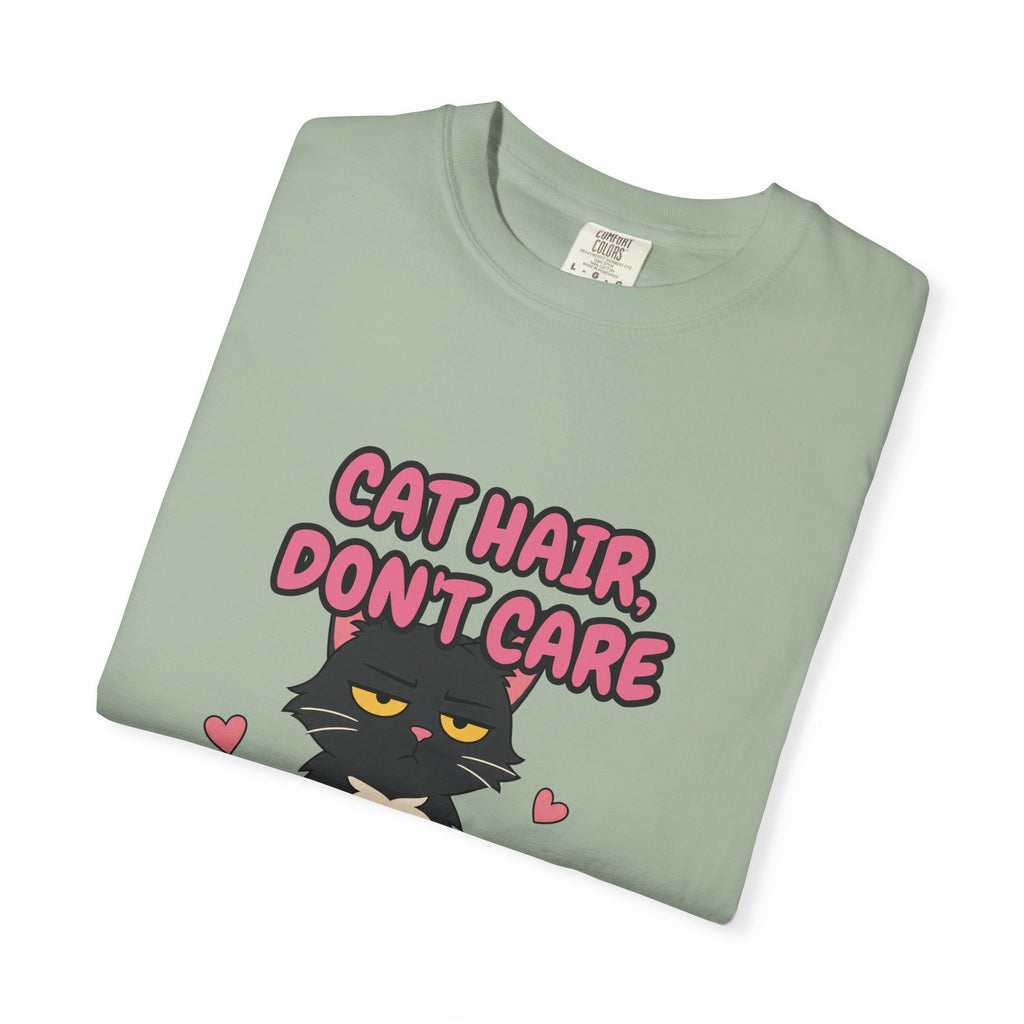 Cat Hair Don't Care Shirt, Funny Cat Mom Tee, Cat Lover Gift, Cat Owner Sweatshirt