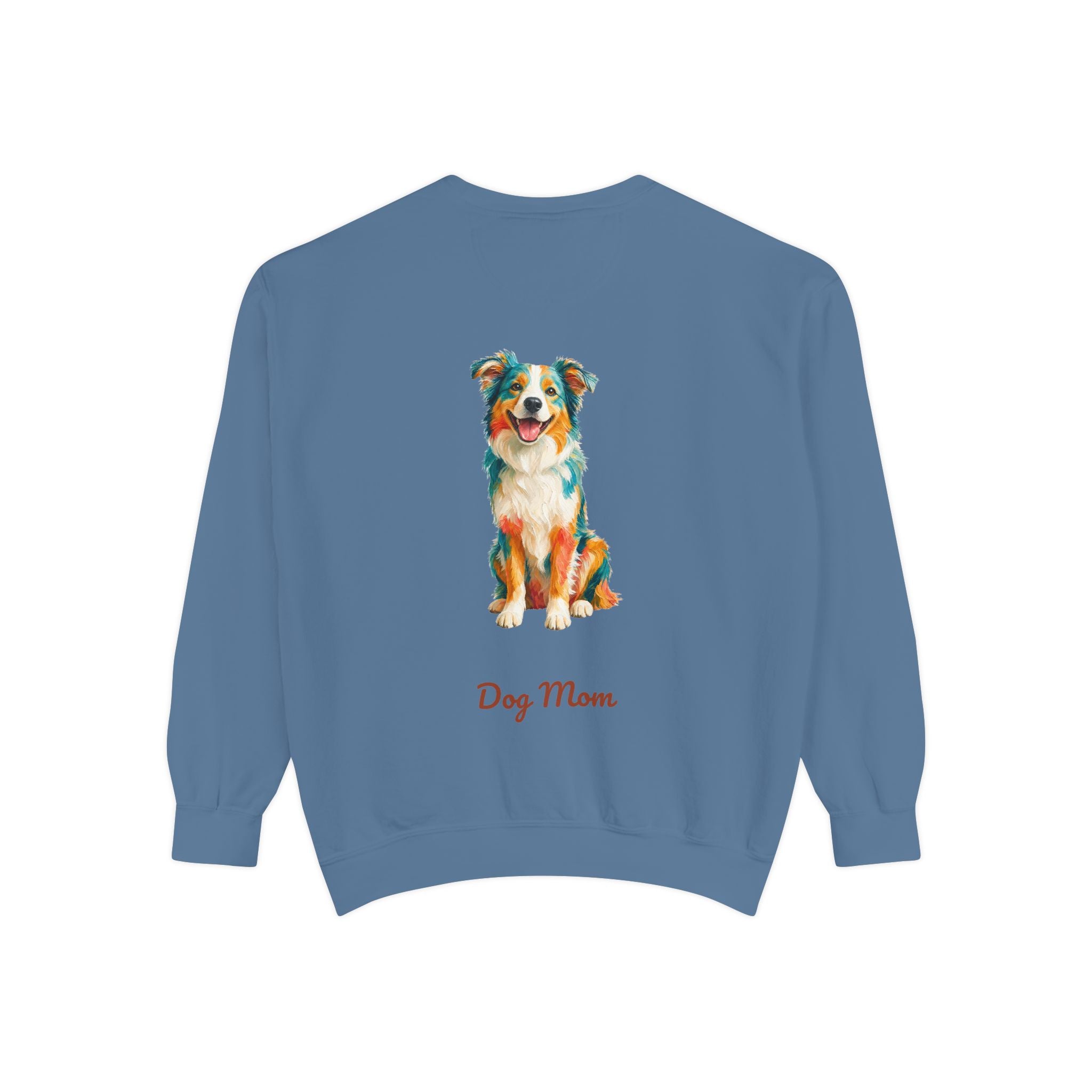 Dog Mom Shirt, Vibrant Painterly Dog Tee, Bold Dog Lover Gift, Colorful Dog Owner Sweatshirt