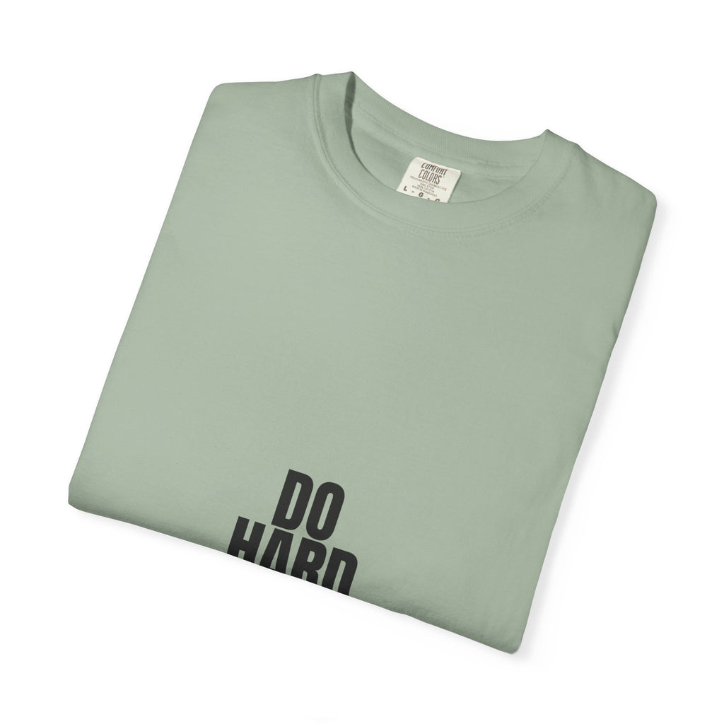 Do Hard Things Shirt, Minimalist Motivational Tee, Gym Fitness Mindset Gift, Bold Typography Sweatshirt