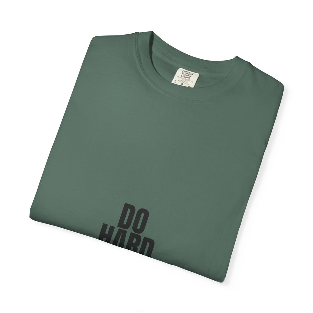 Do Hard Things Shirt, Minimalist Motivational Tee, Gym Fitness Mindset Gift, Bold Typography Sweatshirt
