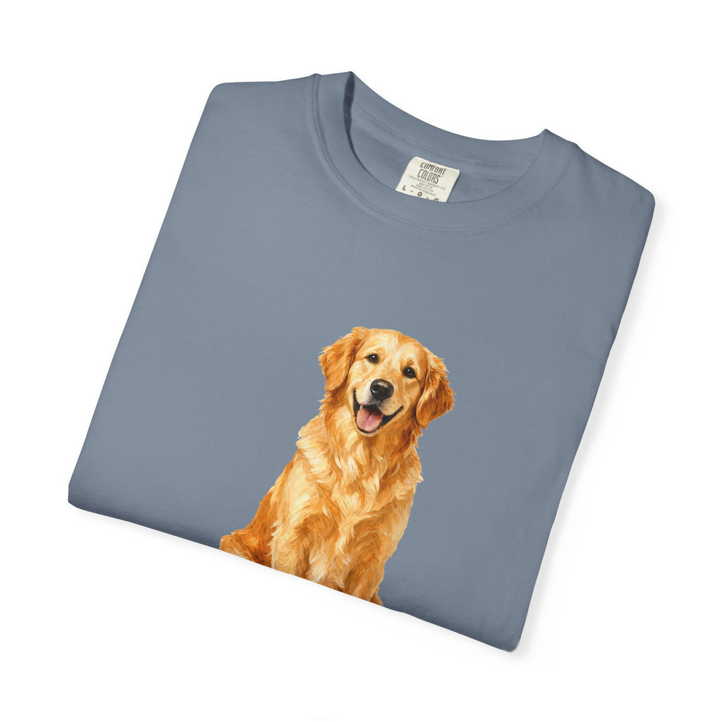 Golden Retriever Mom Shirt, Painterly Golden Dog Mom Tee, Cute Golden Lover Gift, Dog Owner Sweatshirt for Her