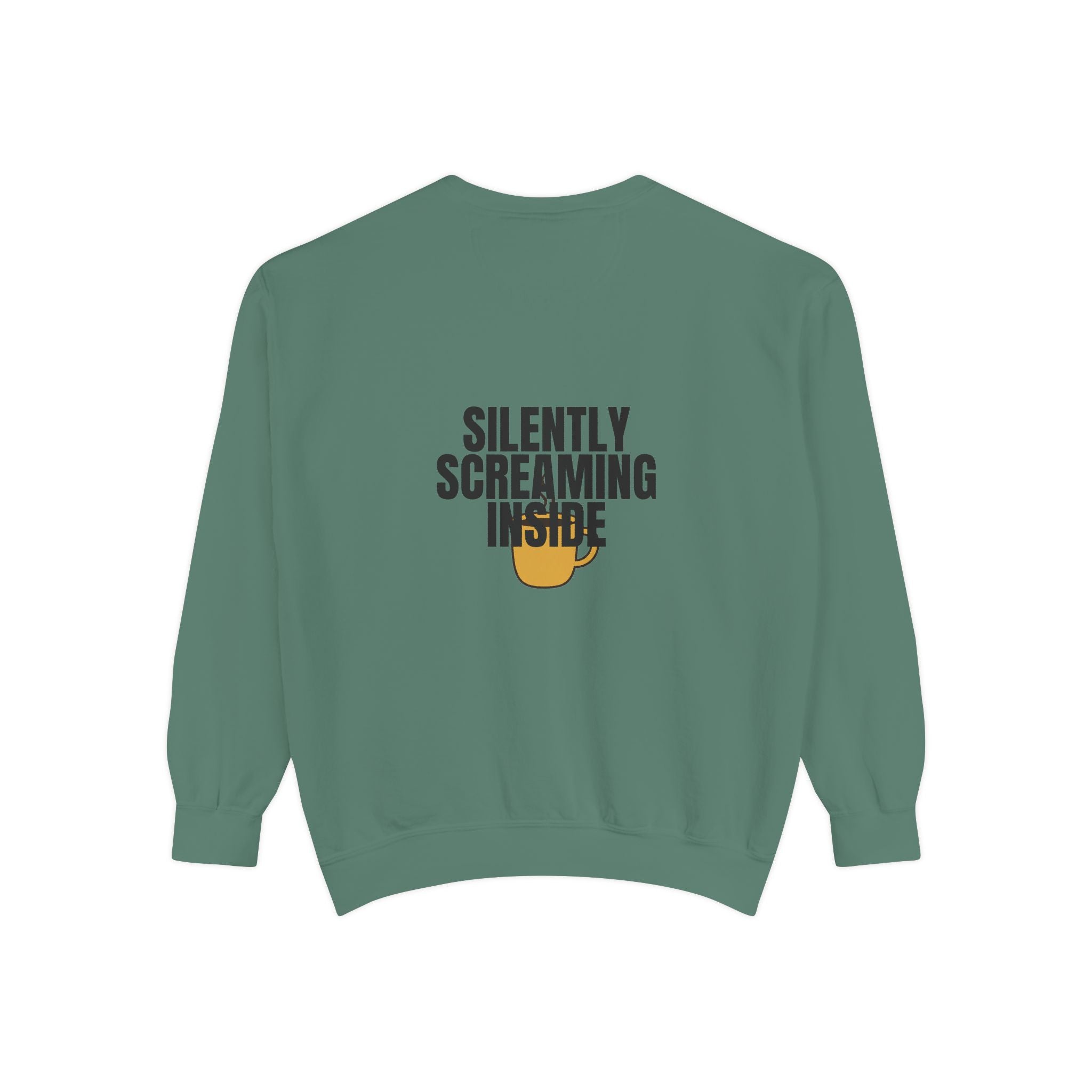 Silently Screaming Inside Shirt, Funny Sarcastic Tee, Coffee Lover Gift, Introvert Humor Sweatshirt