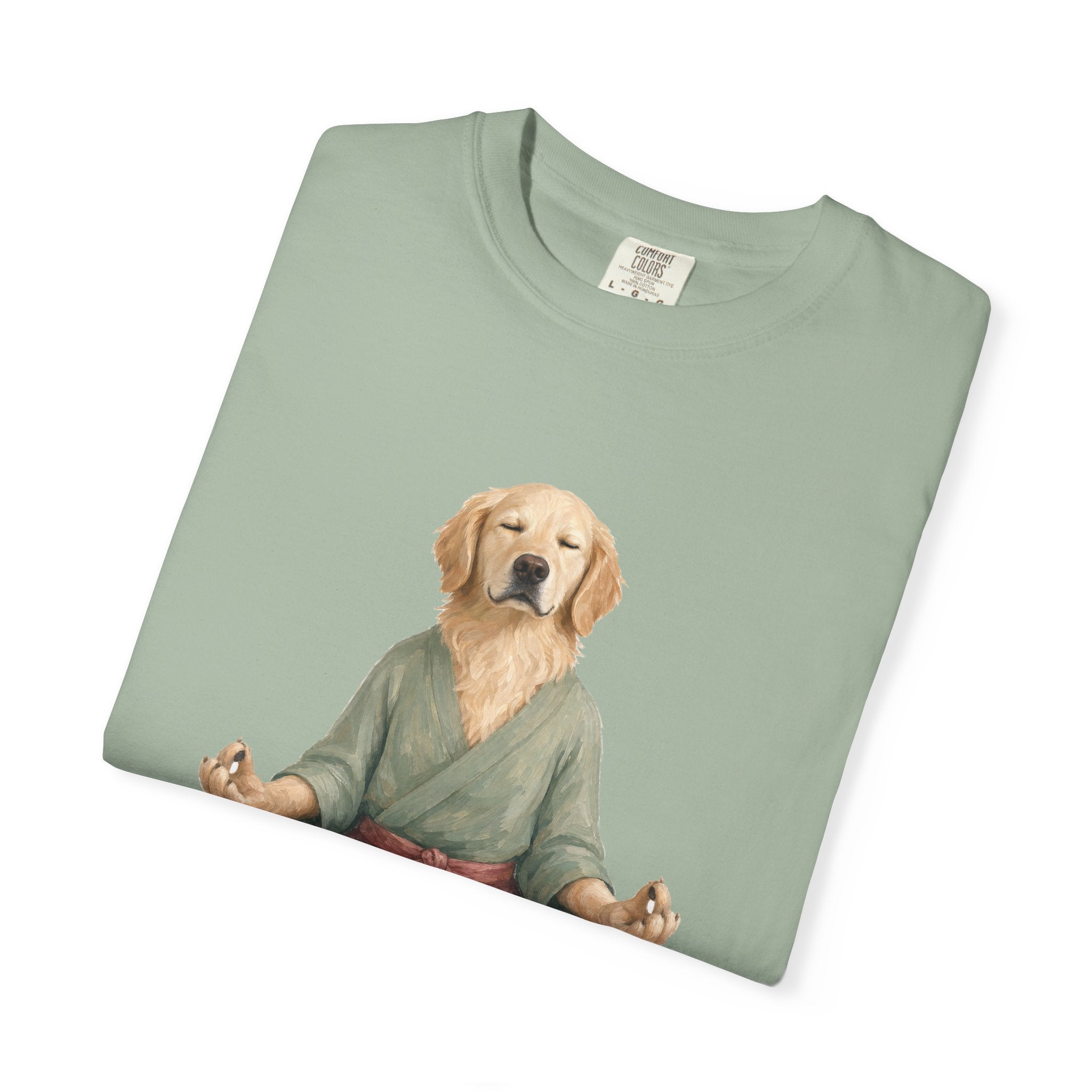 Yoga Dog Shirt, Namaste Zen Dog Tee, Funny Meditation Dog Mom Gift, Painterly Dog Lover Sweatshirt