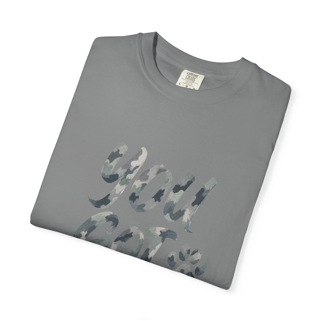 You Got This Shirt, Camo Motivational Tee, Encouragement Mental Health Gift, Positive Vibes Paw Print Sweatshirt