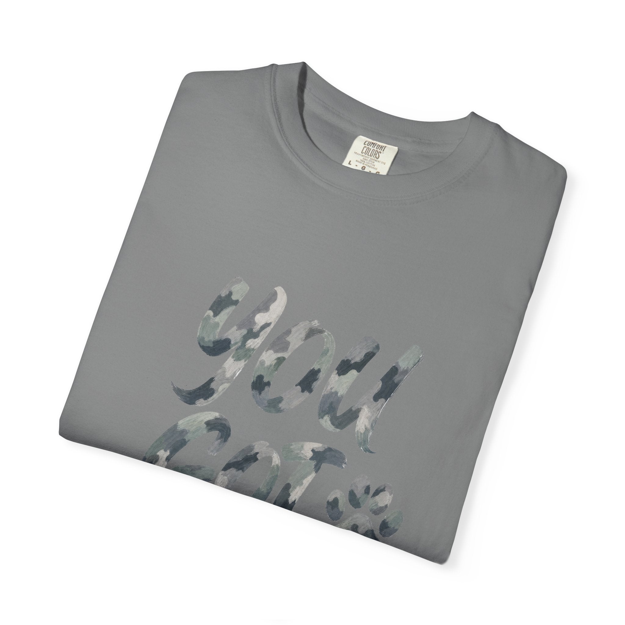 You Got This Shirt, Camo Motivational Tee, Encouragement Mental Health Gift, Positive Vibes Paw Print Sweatshirt