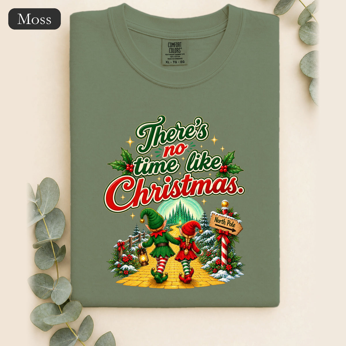 There is No Time Like Christmas Shirt | Elf Holiday Design
